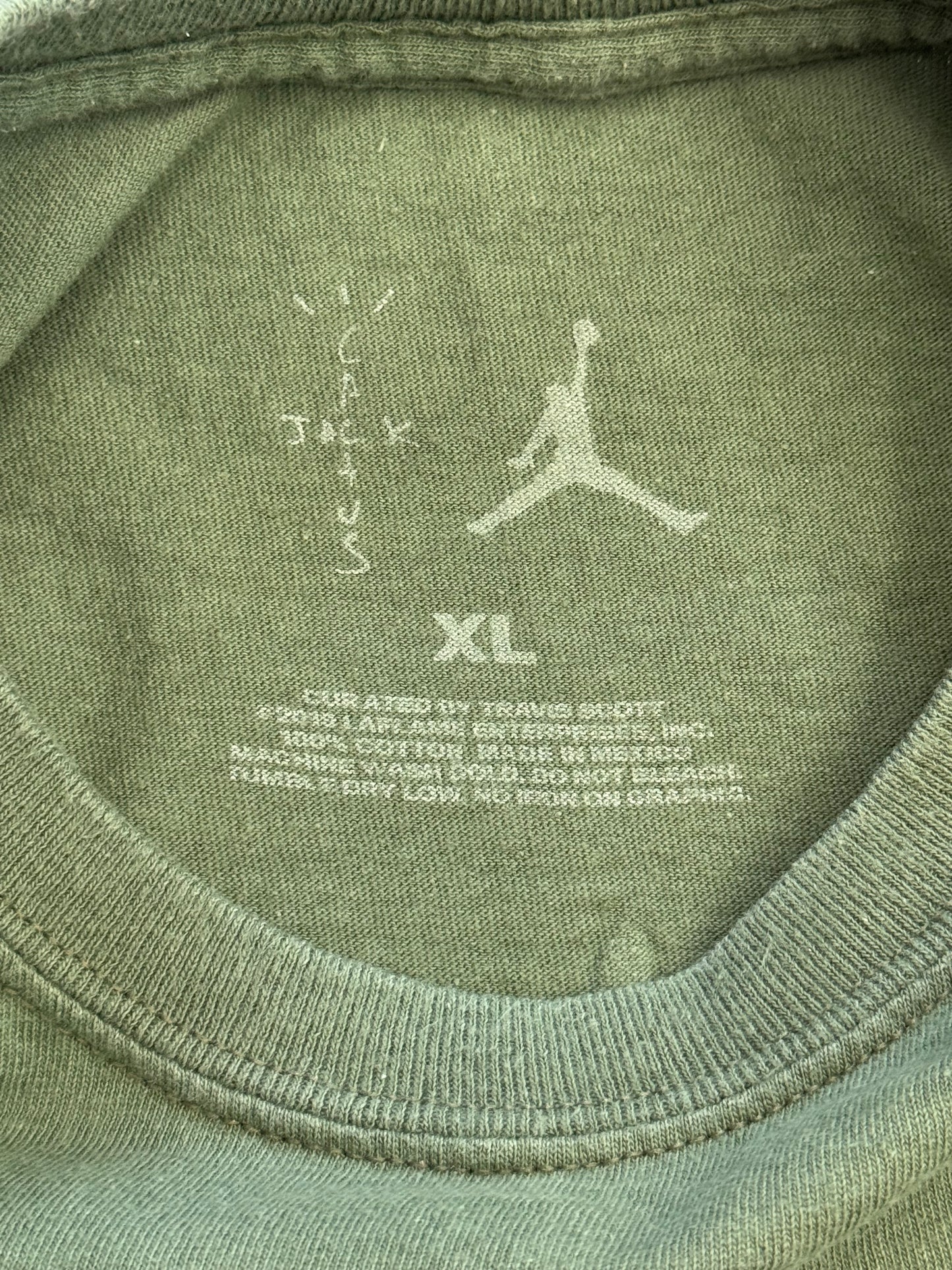 FW19 TRAVIS SCOTT JORDAN CACTUS JACK HIGHEST T-SHIRT - OLIVE