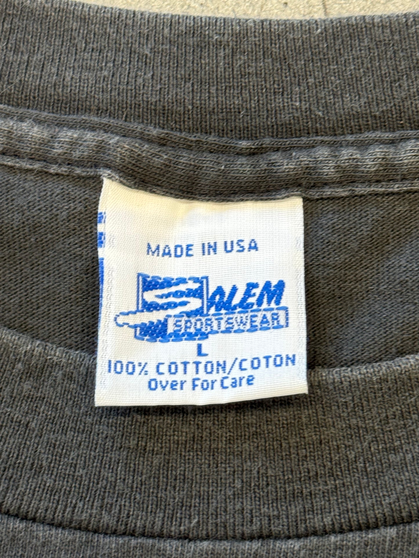 1992 SALEM SPORTSWEAR FLORIDA MARLINS JUMPING MARLIN TEE