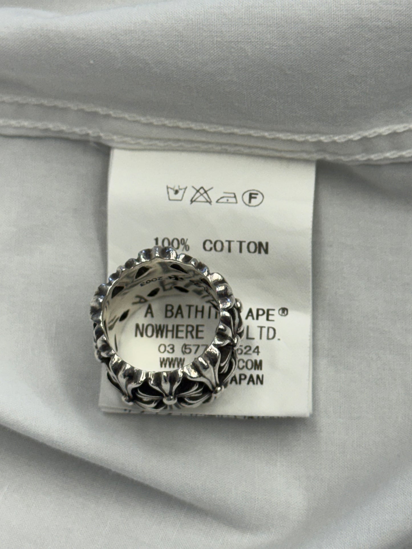 VINTAGE BAPE A BATHING APE CLASSICS PEEKING BABY MILO BUTTON-UP SHIRT