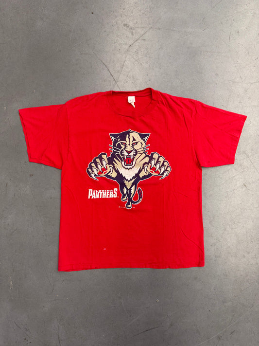 1993 FLORIDA PANTHERS NHL BIG PANTHER TEE (FADED TAG)