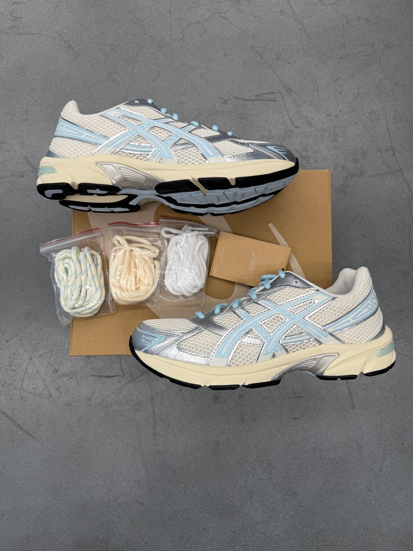 2023 SIZE 8 ASICS GEL-1130 KITH CREAM STARLIGHT BLUE (NWT)