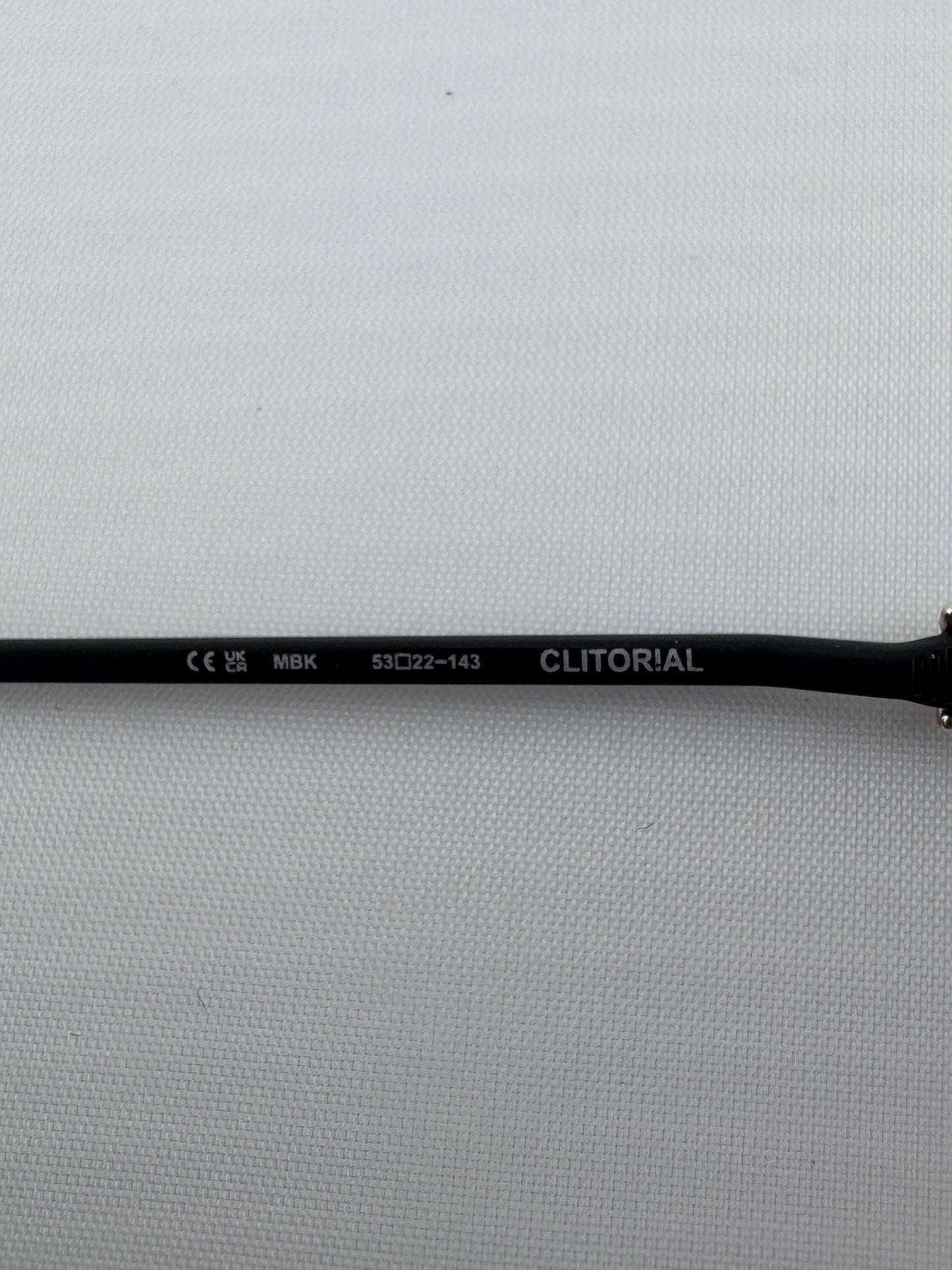 CHROME HEARTS CLITORIAL ROUND SUNGLASSES (WITH CASE)