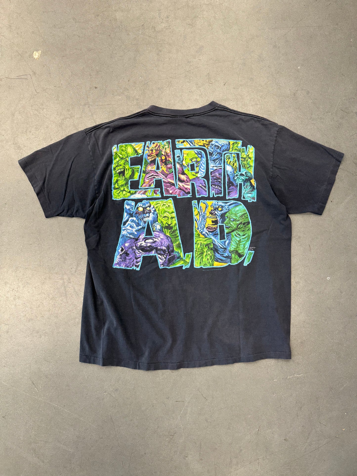 1996 MISFITS EARTH A.D. REPKA ART TEE (WILD OATS TAG)