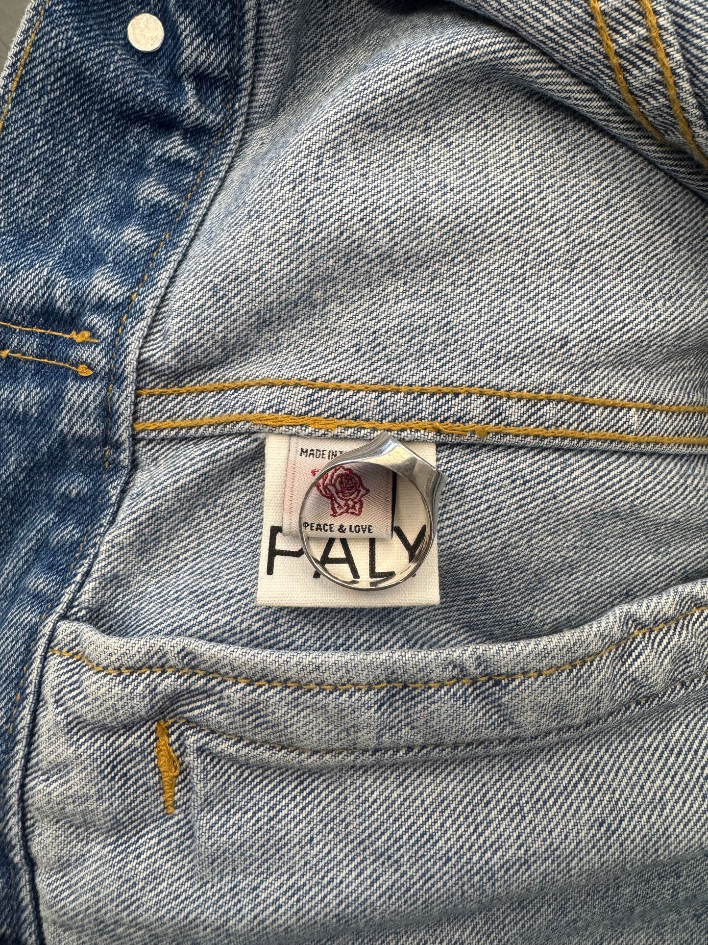 PALY HOLLYWOOD TRY-HARD DENIM TRUCKER JACKET