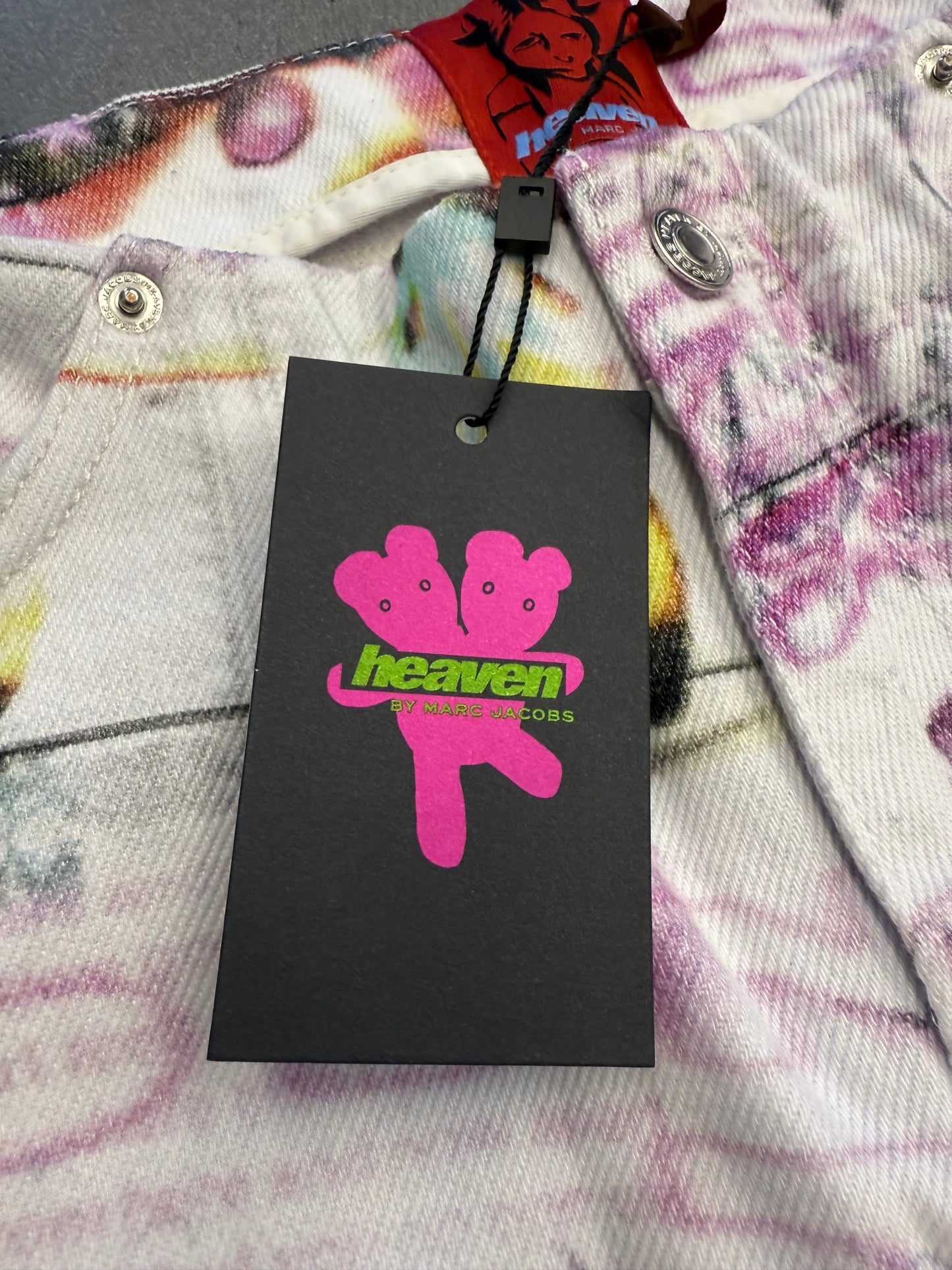 HEAVEN BY MARC JACOBS DON'T THINK FLARED STAR JEANS