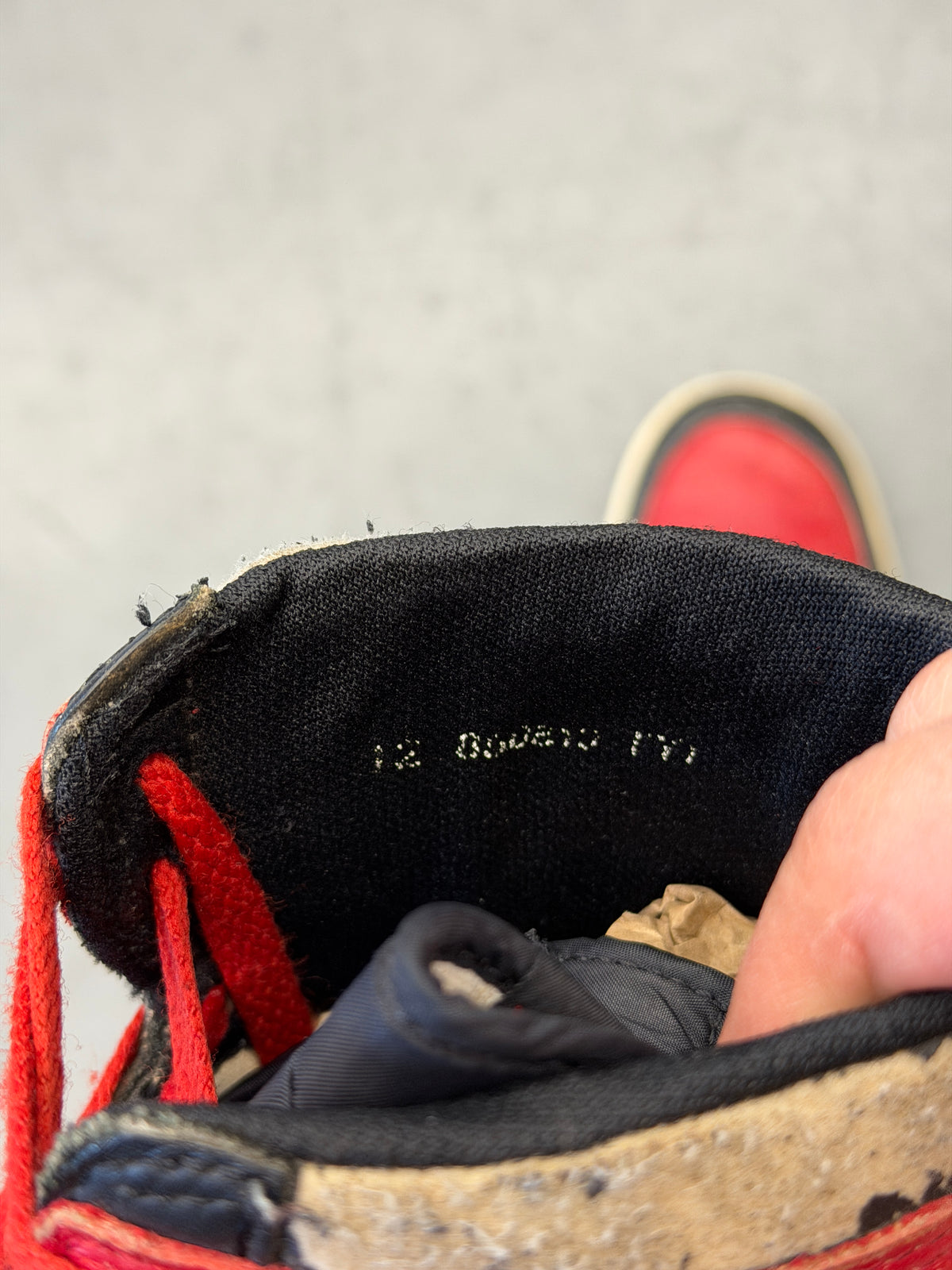 1985 AIR JORDAN 1 HIGH - BRED