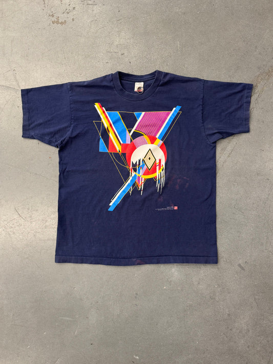 1995 FRANK LLOYD WRIGHT FOUNDATION 'FROZEN SPHERES' ART TEE (FOTL TAG)