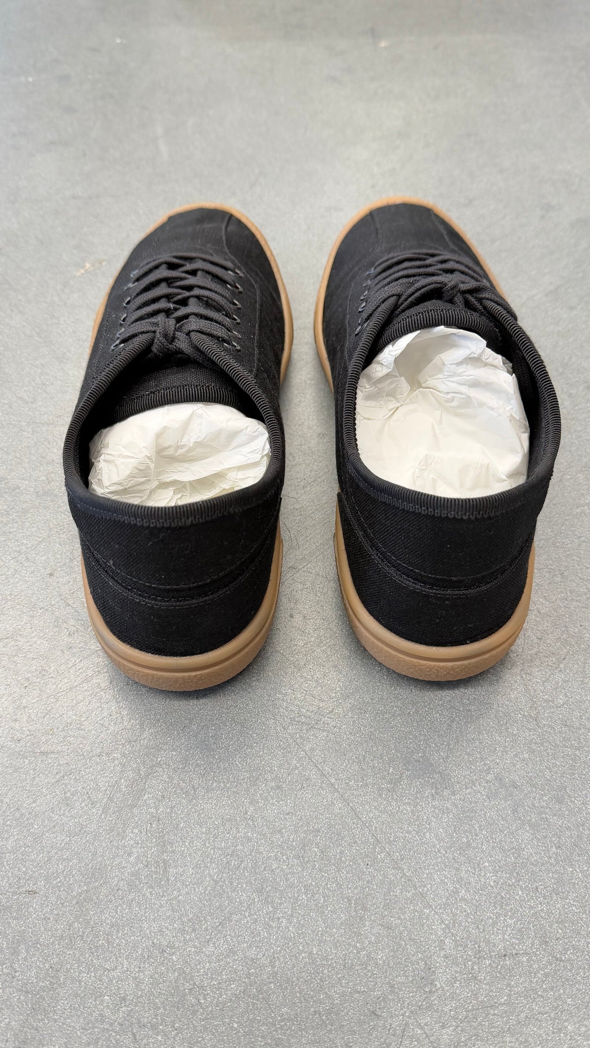 THE ROW CANVAS LOW-TOP SNEAKERS