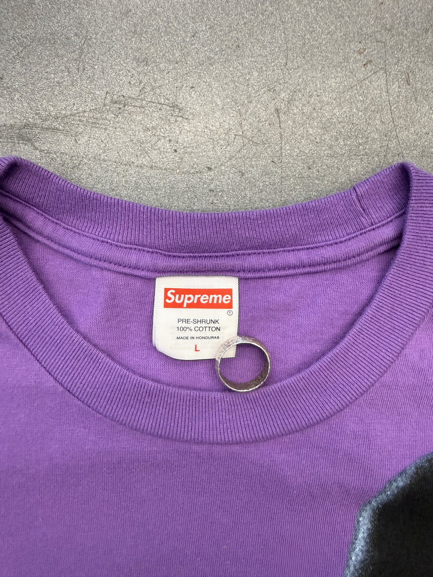 FW25 SUPREME SNOWMAN TEE - PURPLE