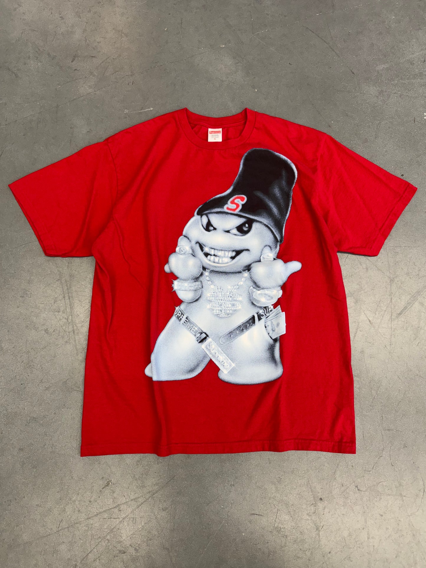 FW25 SUPREME SNOWMAN TEE - RED