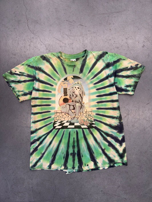 2003 GRATEFUL DEAD JESTER ARTWORK BY KELLEY MOUSE 1972 TEE (ANVIL TAG)