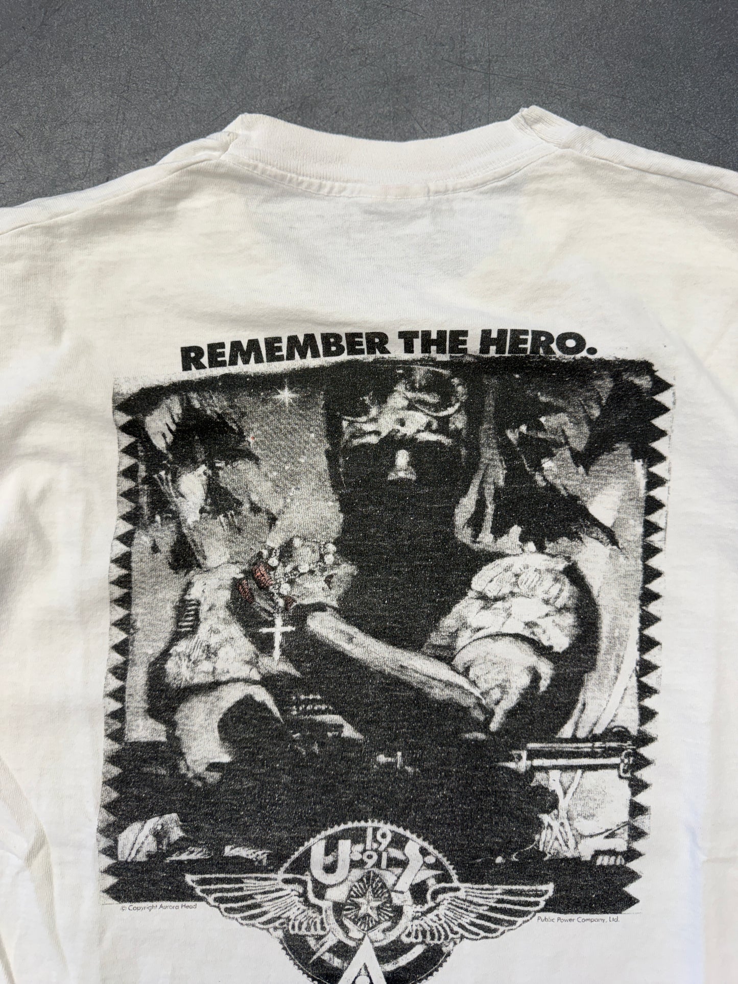 1991 REMEMBER THE HERO USA TEE (FOTL TAG)