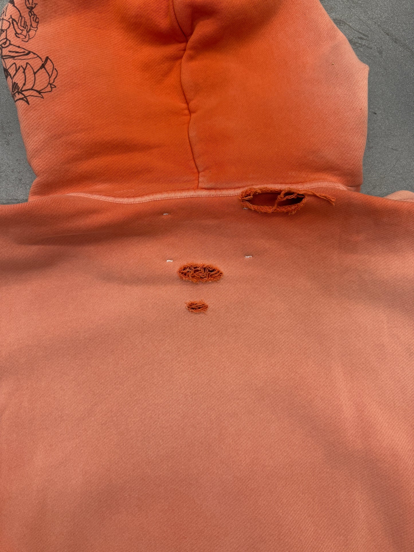 PALY SDDN WSDM HOODED SWEATSHIRT - ORANGE