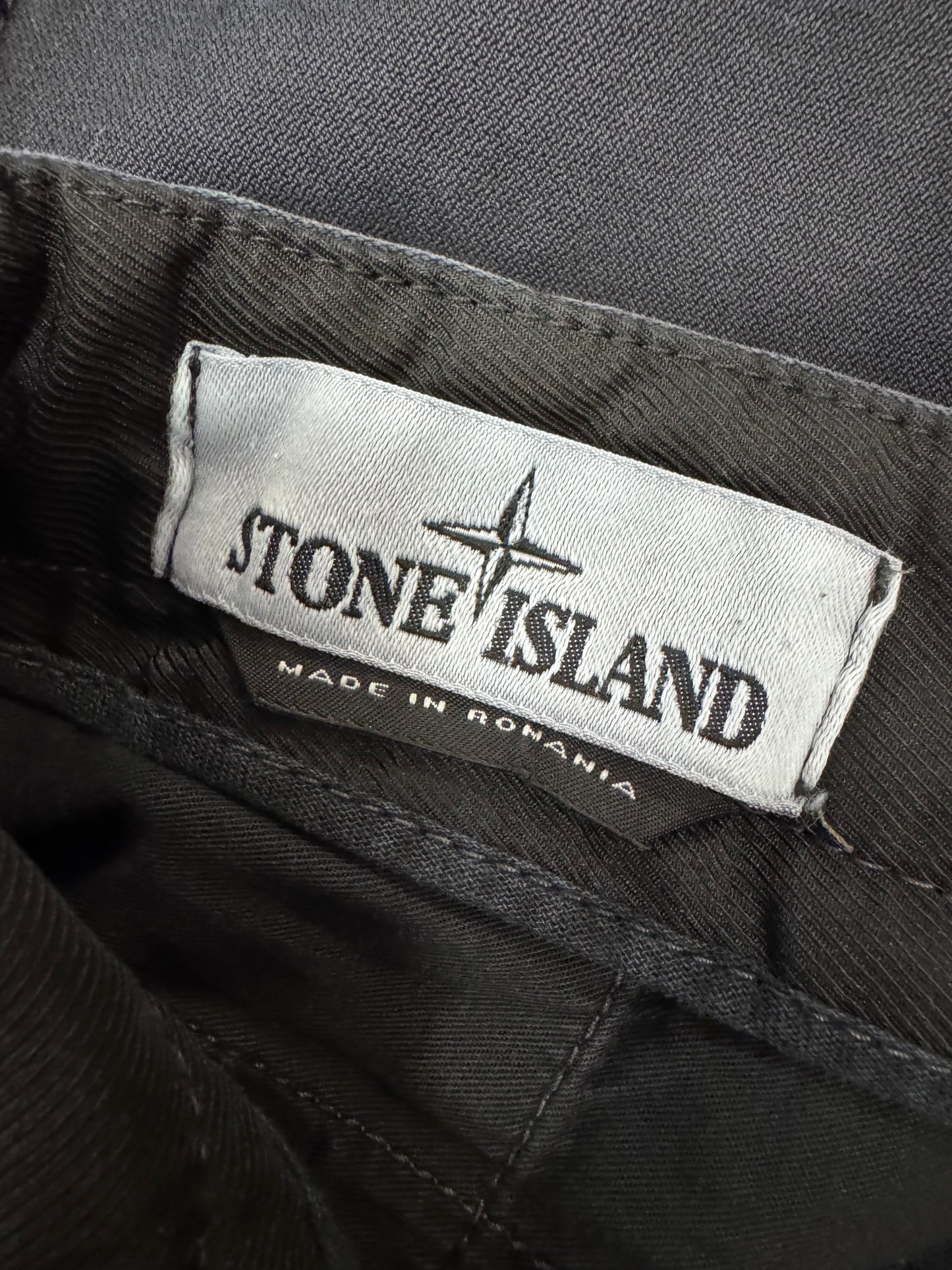 STONE ISLAND PATCH LOGO PANTS - ANTHRACITE