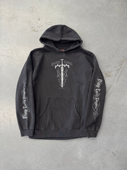 2003 ORANGE COUNTY CHOPPERS SWORD PULLOVER HOODIE (ORANGE COUNTY CHOPPERS TAG)