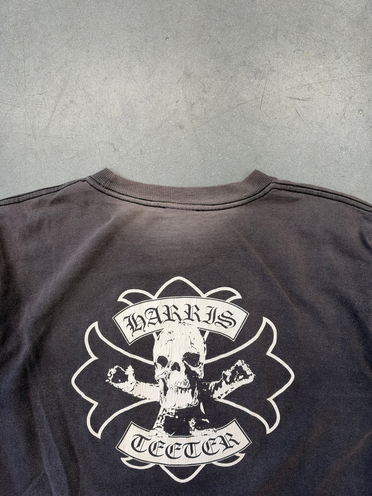 VINTAGE CHROME HEARTS FOTI HARRIS TEETER POCKET TEE