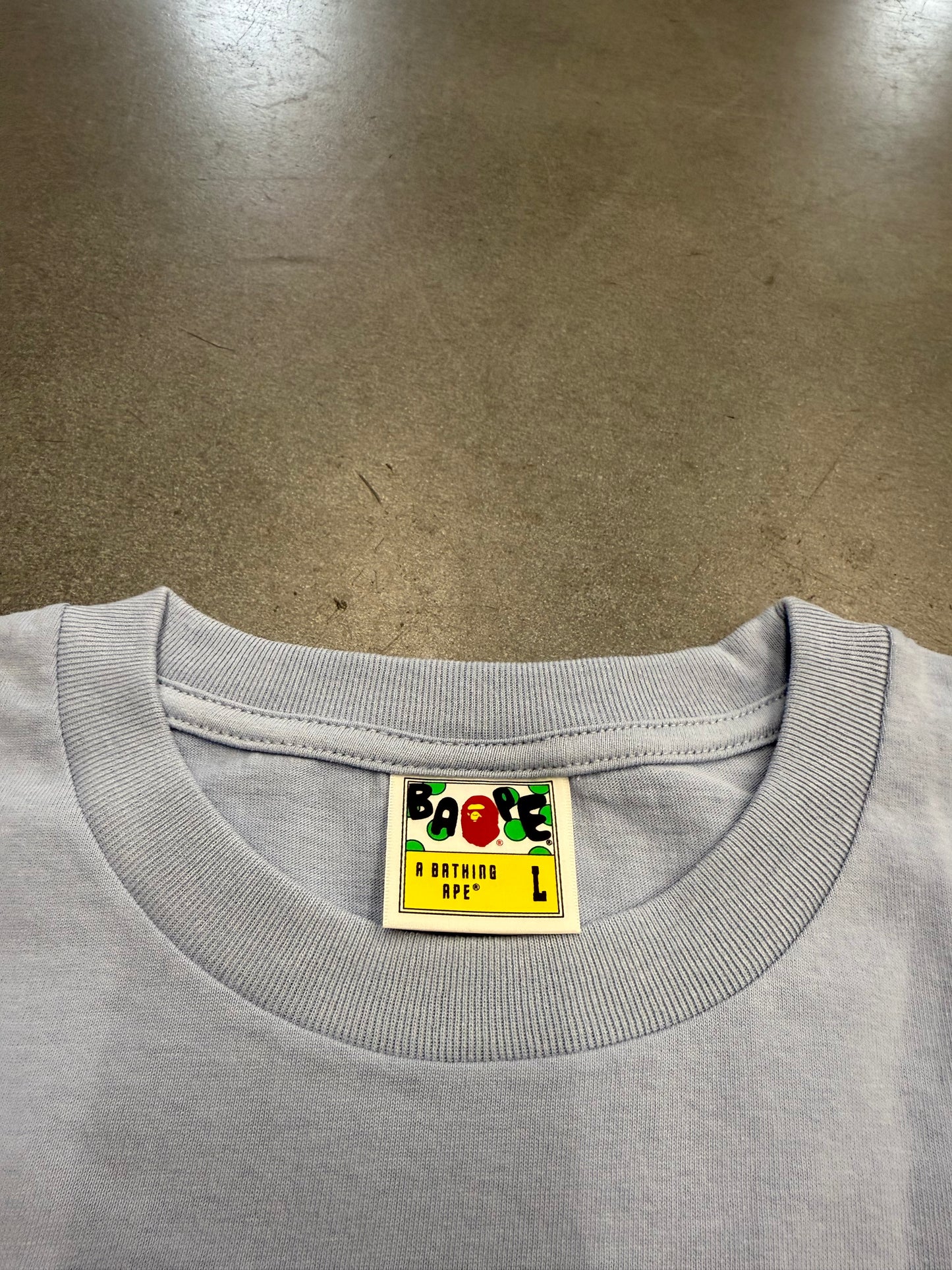 SS23 BAPE POPSICLE TEE - BLUE (L) (NEW IN BAG)