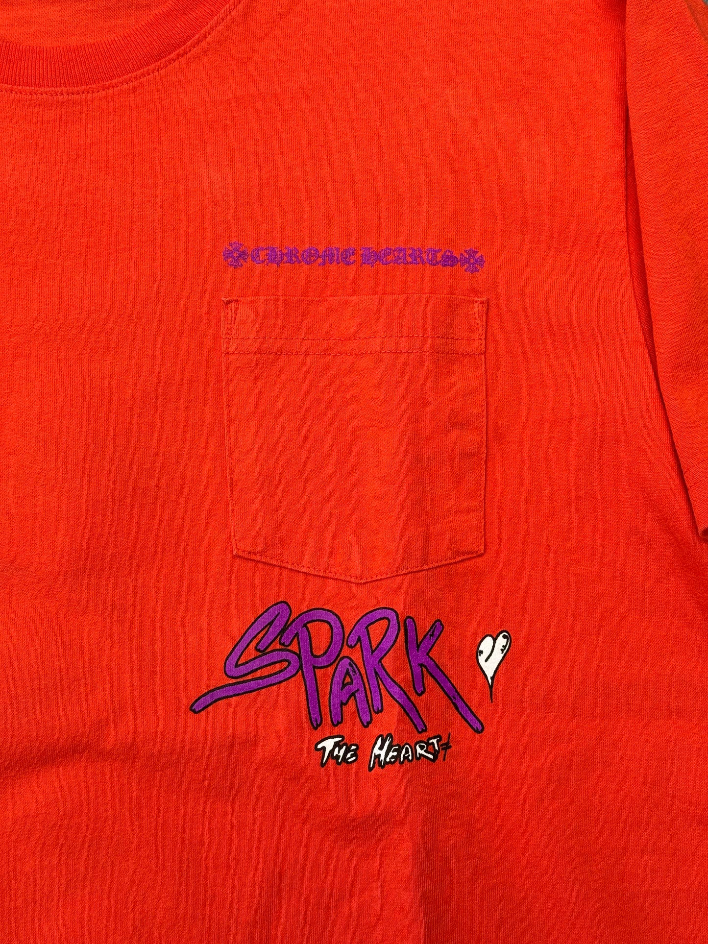 CHROME HEARTS MATTY BOY SPARK POCKET TEE