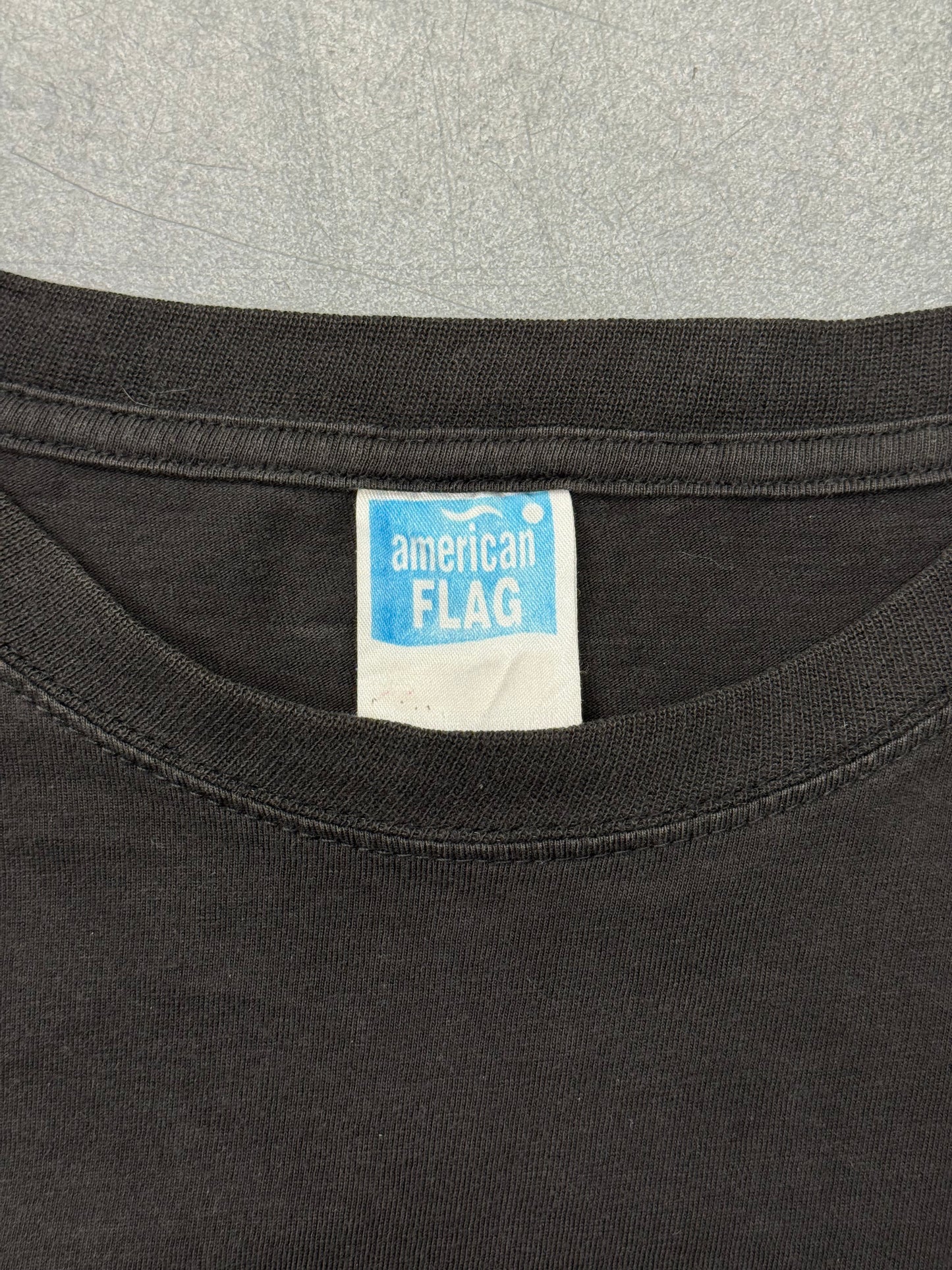 90'S MARILYN MANSON I AM THE GOD OF FUCK TEE (AMERICAN FLAG TAG)