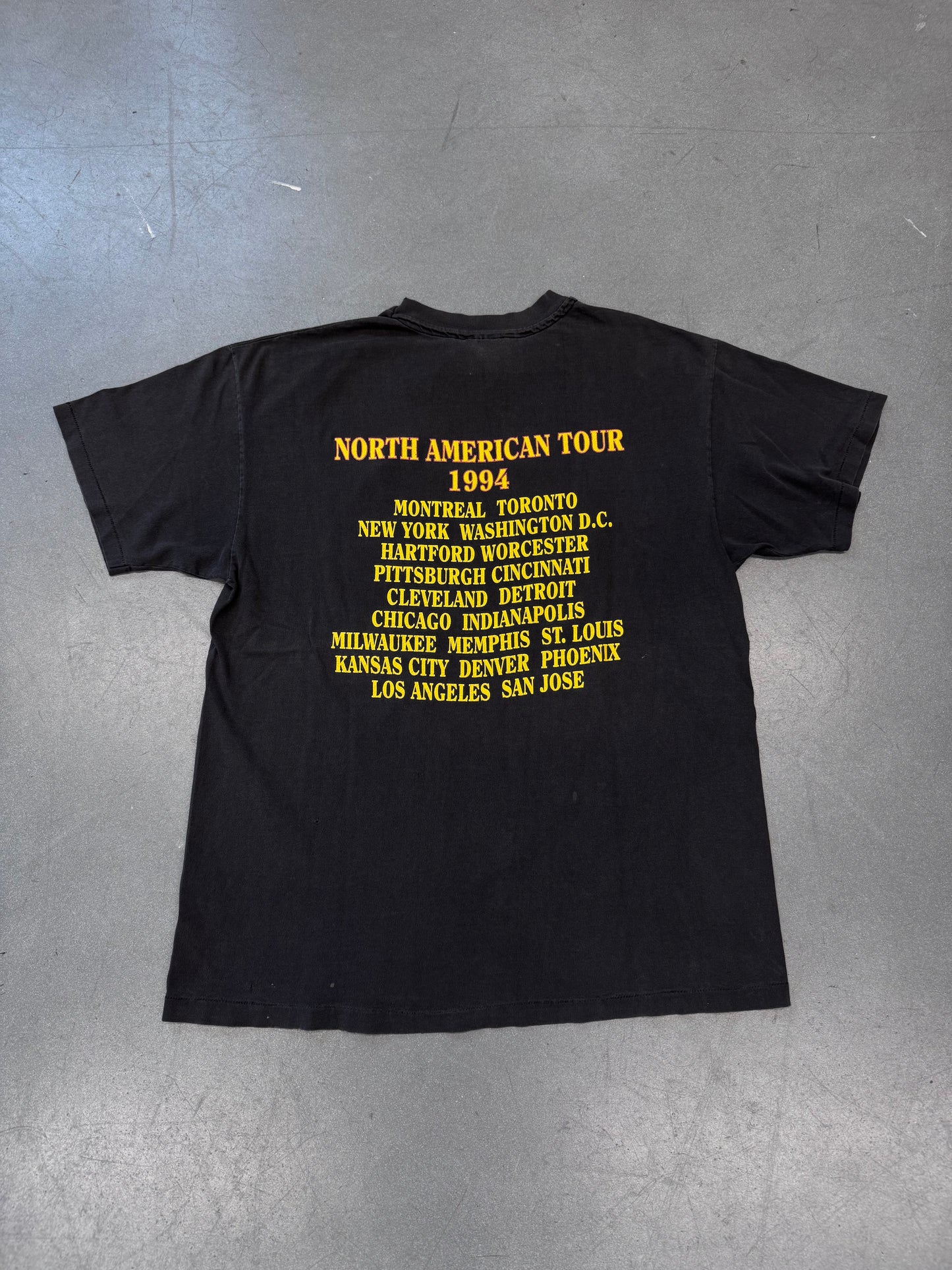1994 ERIC CLAPTON NORTH AMERICAN TOUR TEE (HANES HEAVYWEIGHT TAG)