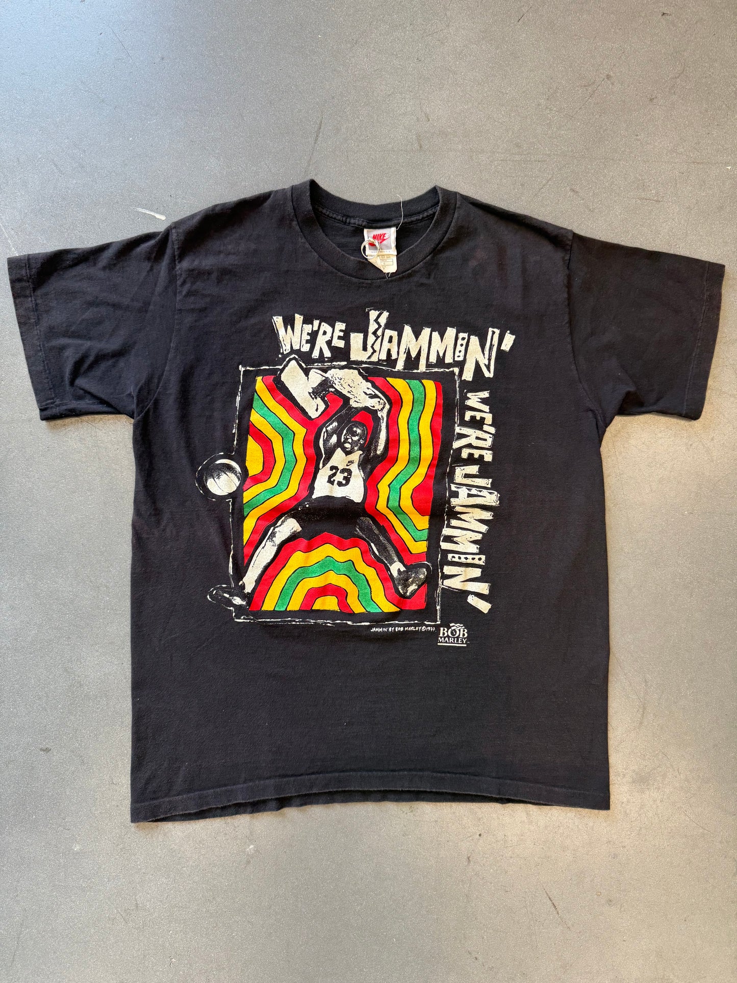 90’S NIKE MICHAEL JORDAN BOB MARLEY WE’RE JAMMIN TEE
