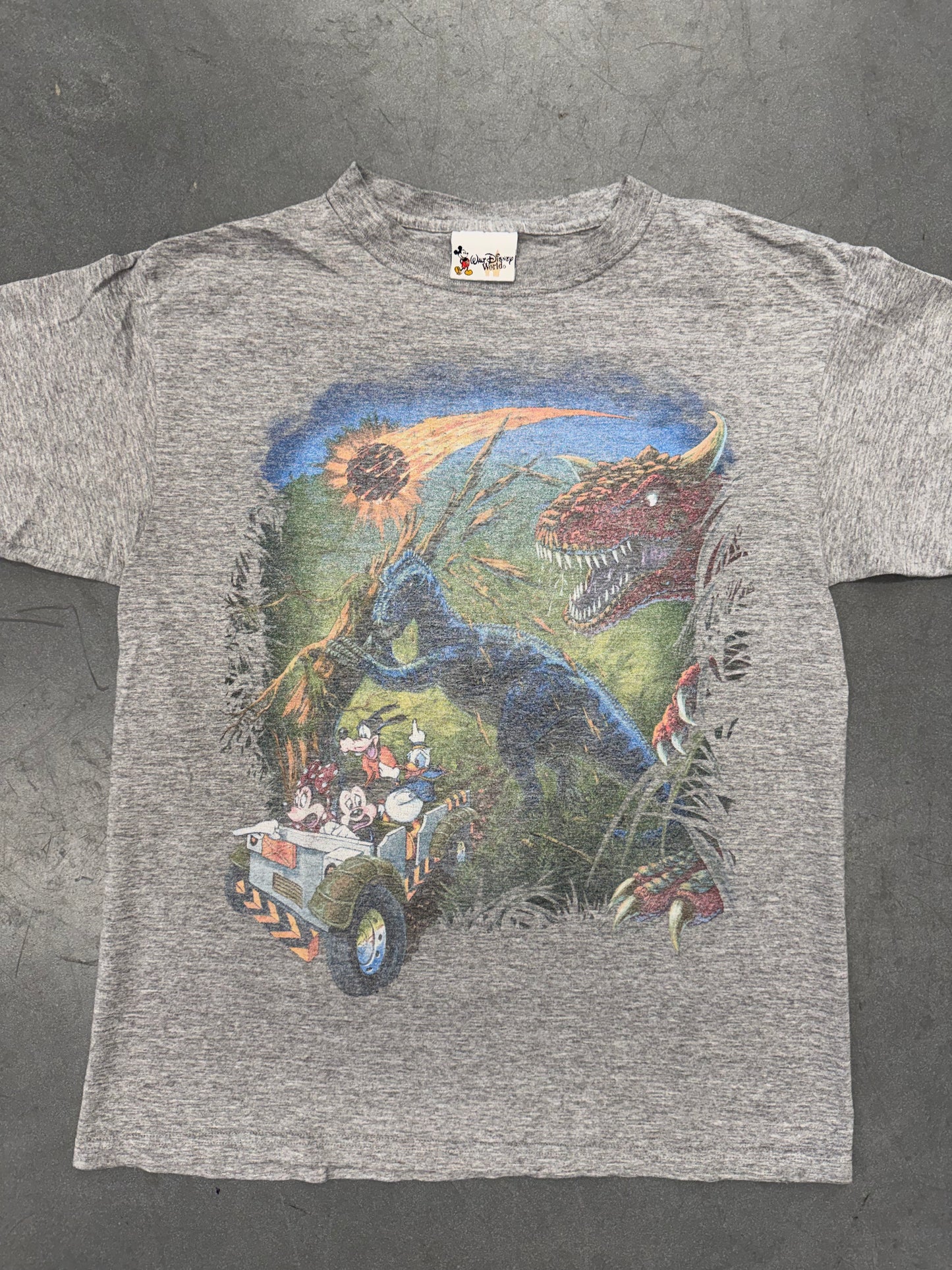 VINTAGE DISNEY "COUNTDOWN TO EXTINCTION" TEE (DISNEY TAG)