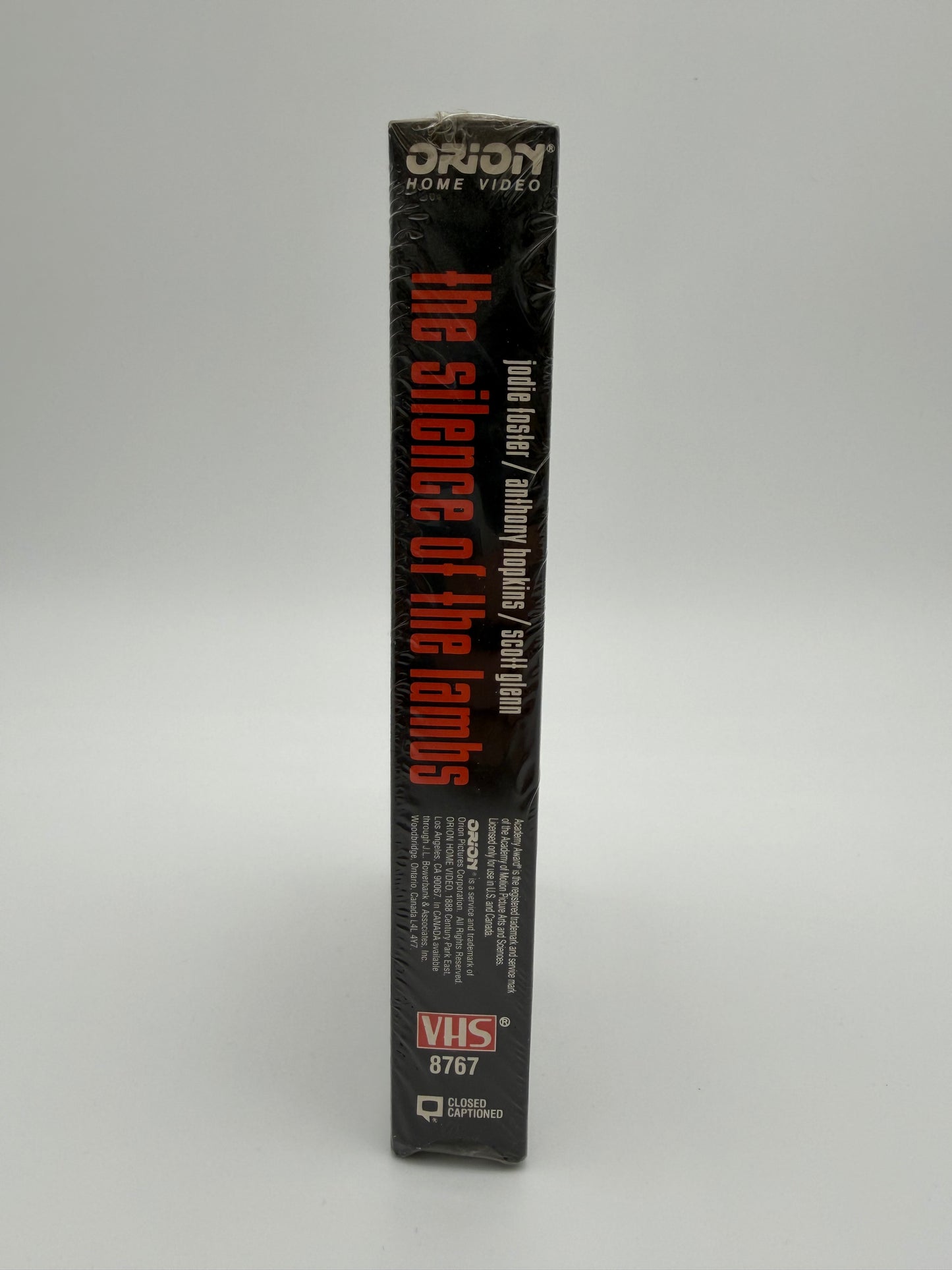 SILENCE OF THE LAMBS 1991 RED TAB VHS (SEALED)