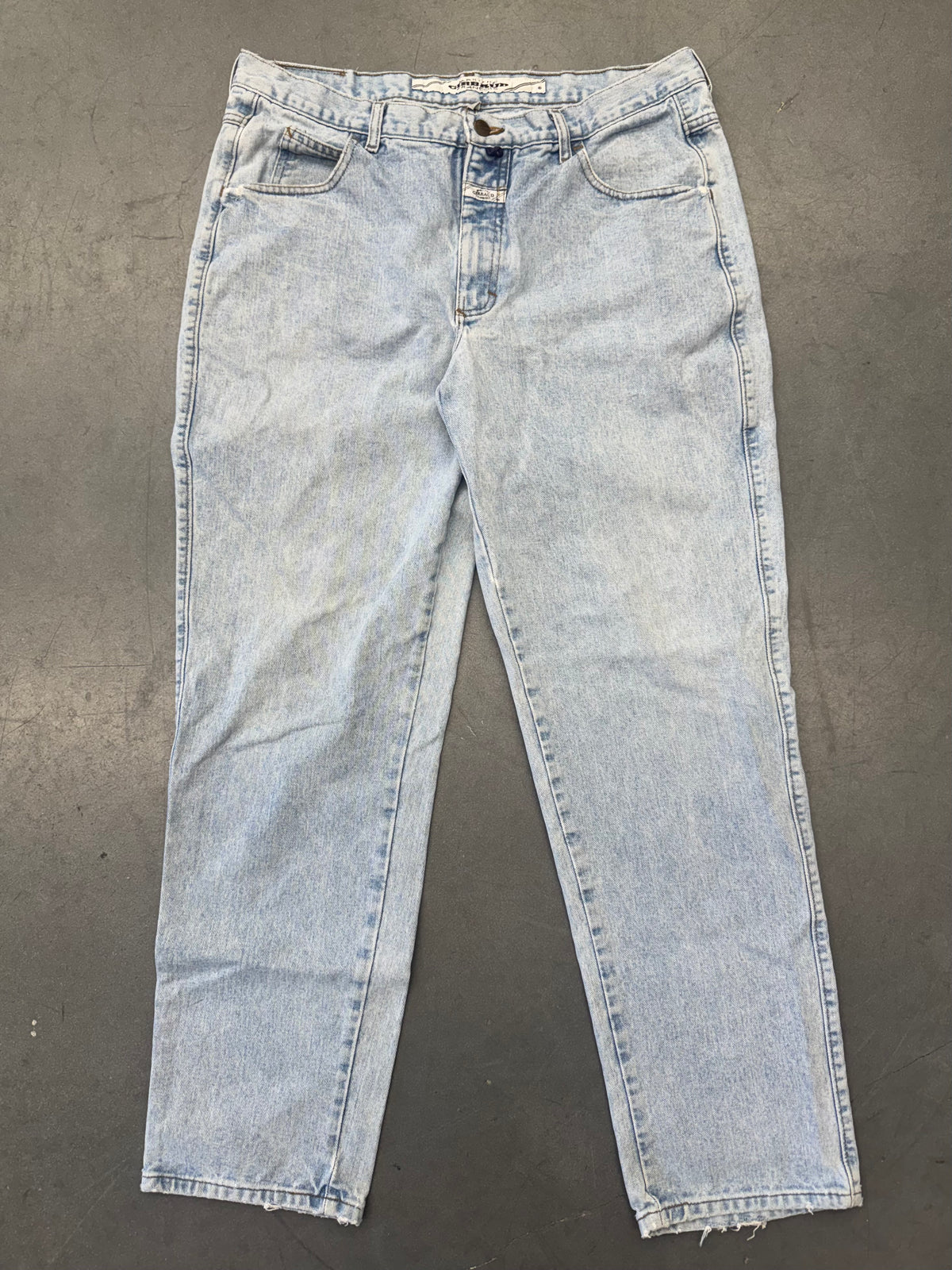 90S MARITHE FRANCOIS GIRBAUD LIGHT WASH DENIM JEANS (36)