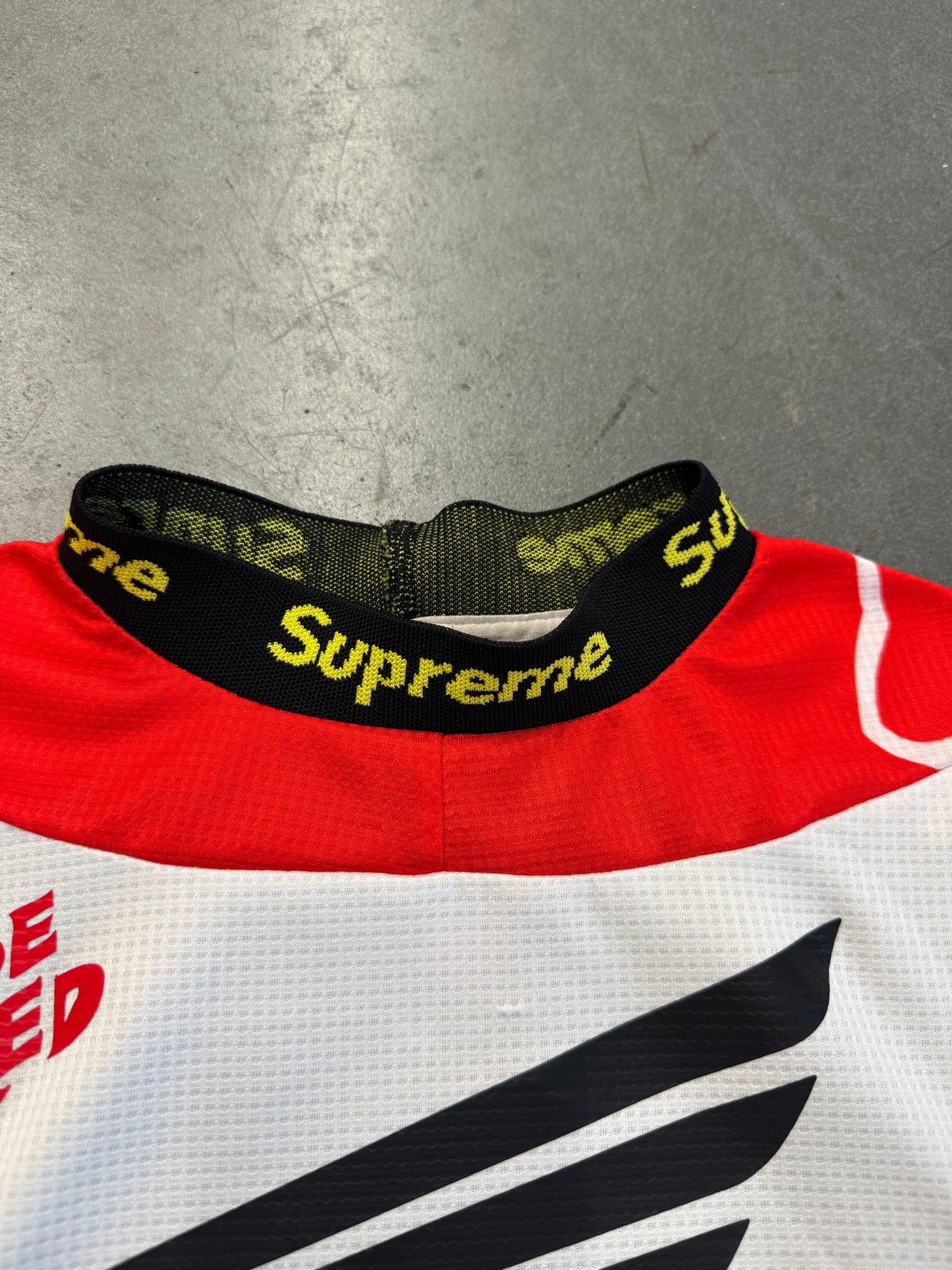 FW19 SUPREME HONDA FOX RACING MOTO JERSEY TOP - RED (M)