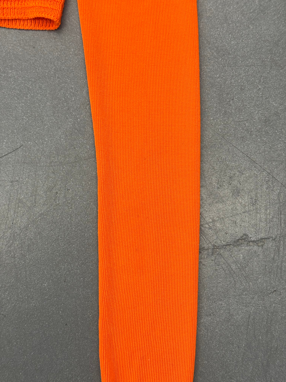 SS96 GIANNI VERSACE COUTURE ORANGE RAYON CARDIGAN