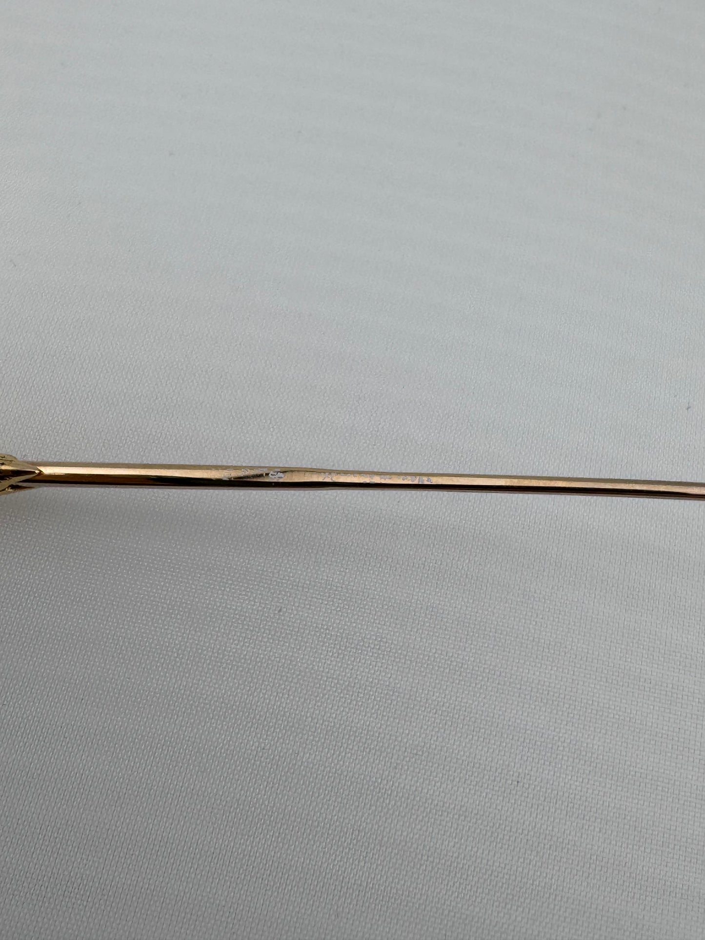 CHROME HEARTS ‘LUX’ GOLD PLATED OVAL SUNGLASSES