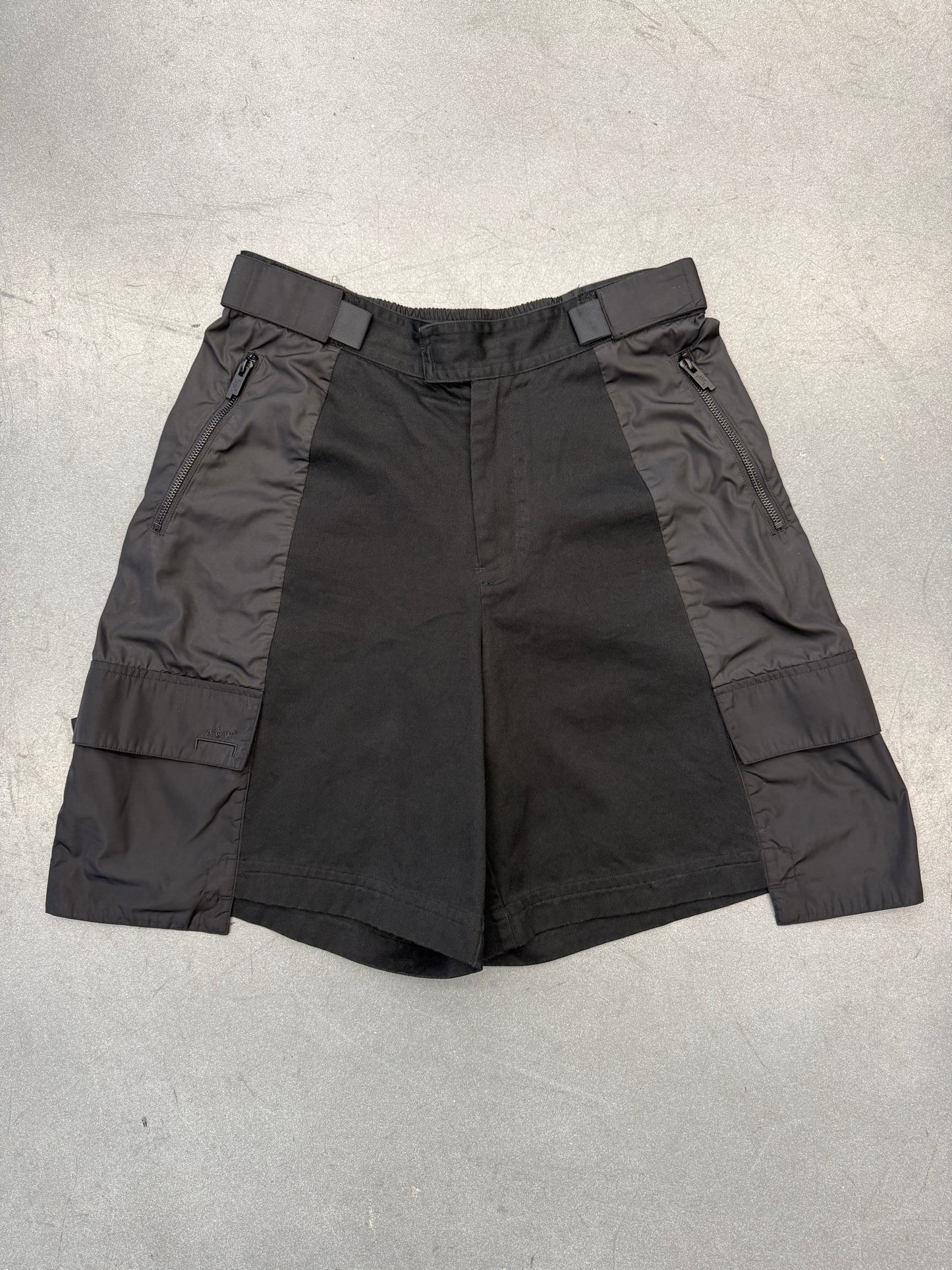 A-COLD-WALL CARGO CORE SHORTS - BLACK