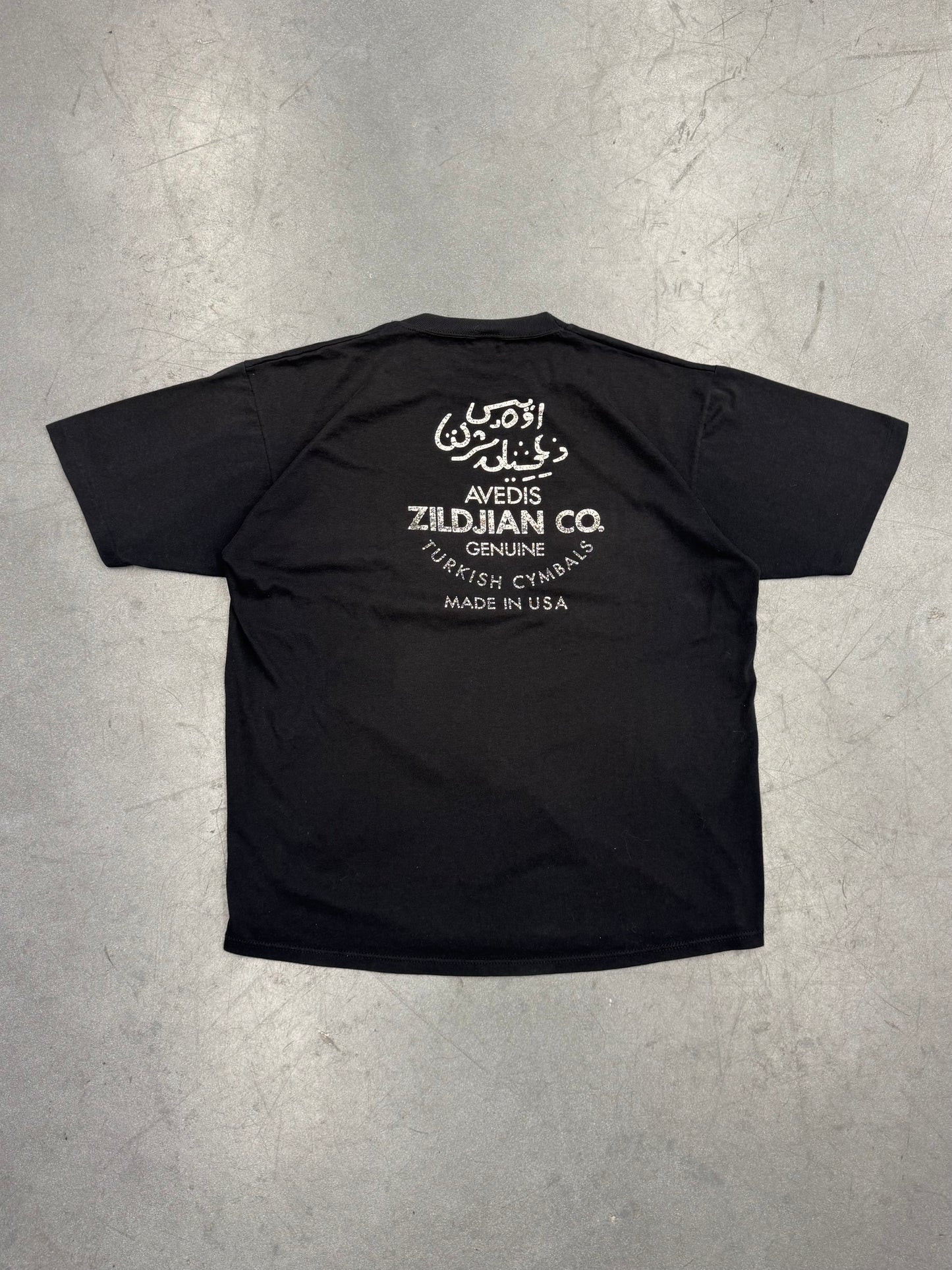 90S ZILDJIAN THE ONLY SERIOUS CHOICE. TEE (JERZEES TAG)