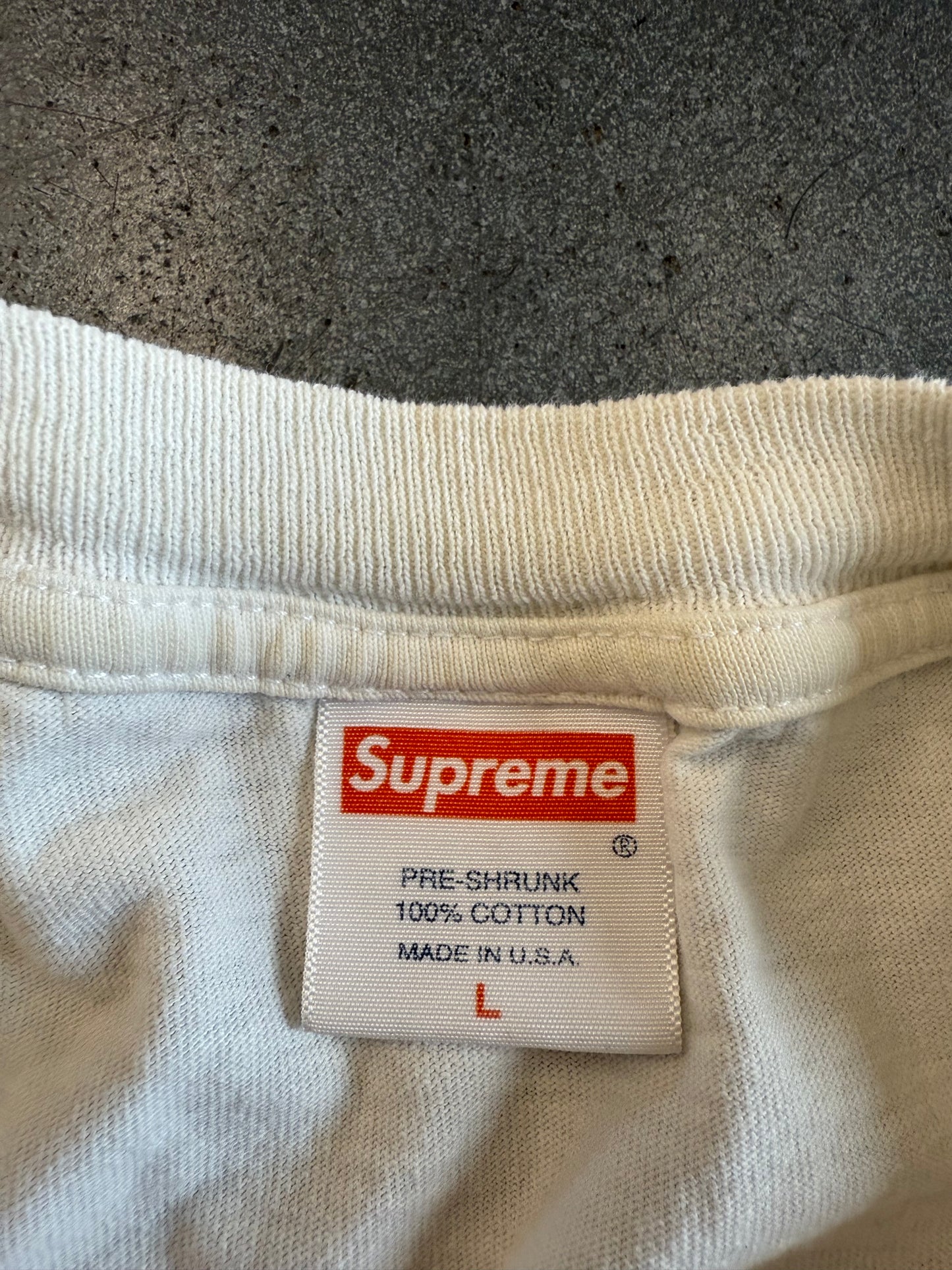SS08 SUPREME "THE KIDS WILL HAVE THEIR SAY" TEE - (L) (WHITE)
