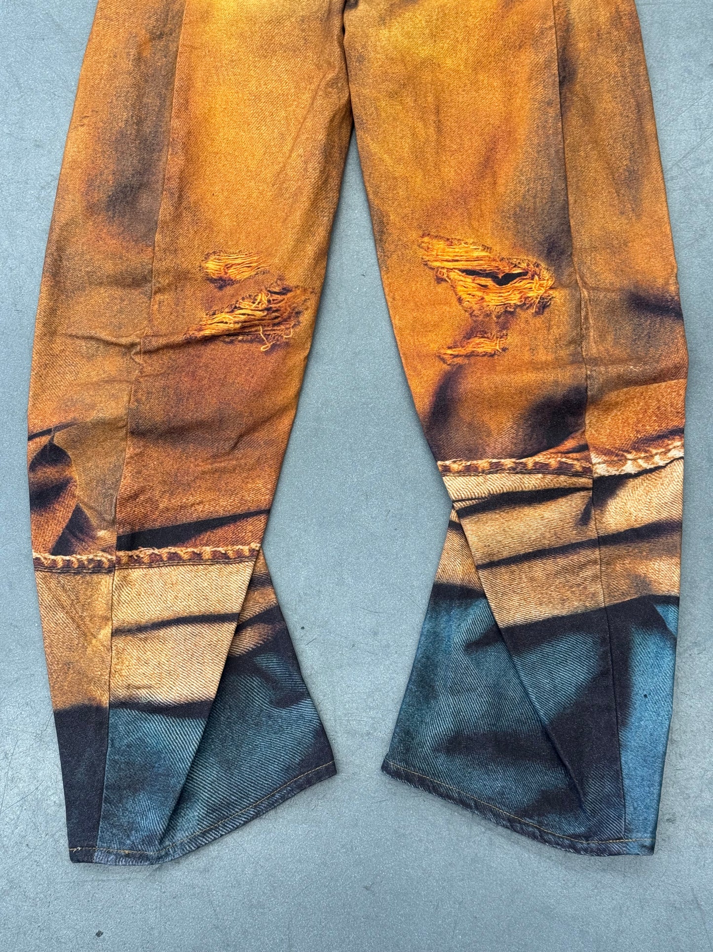 SS25 ACNE STUDIOS TLO STACKED BELTS 2006M LOOSE FIT JEANS