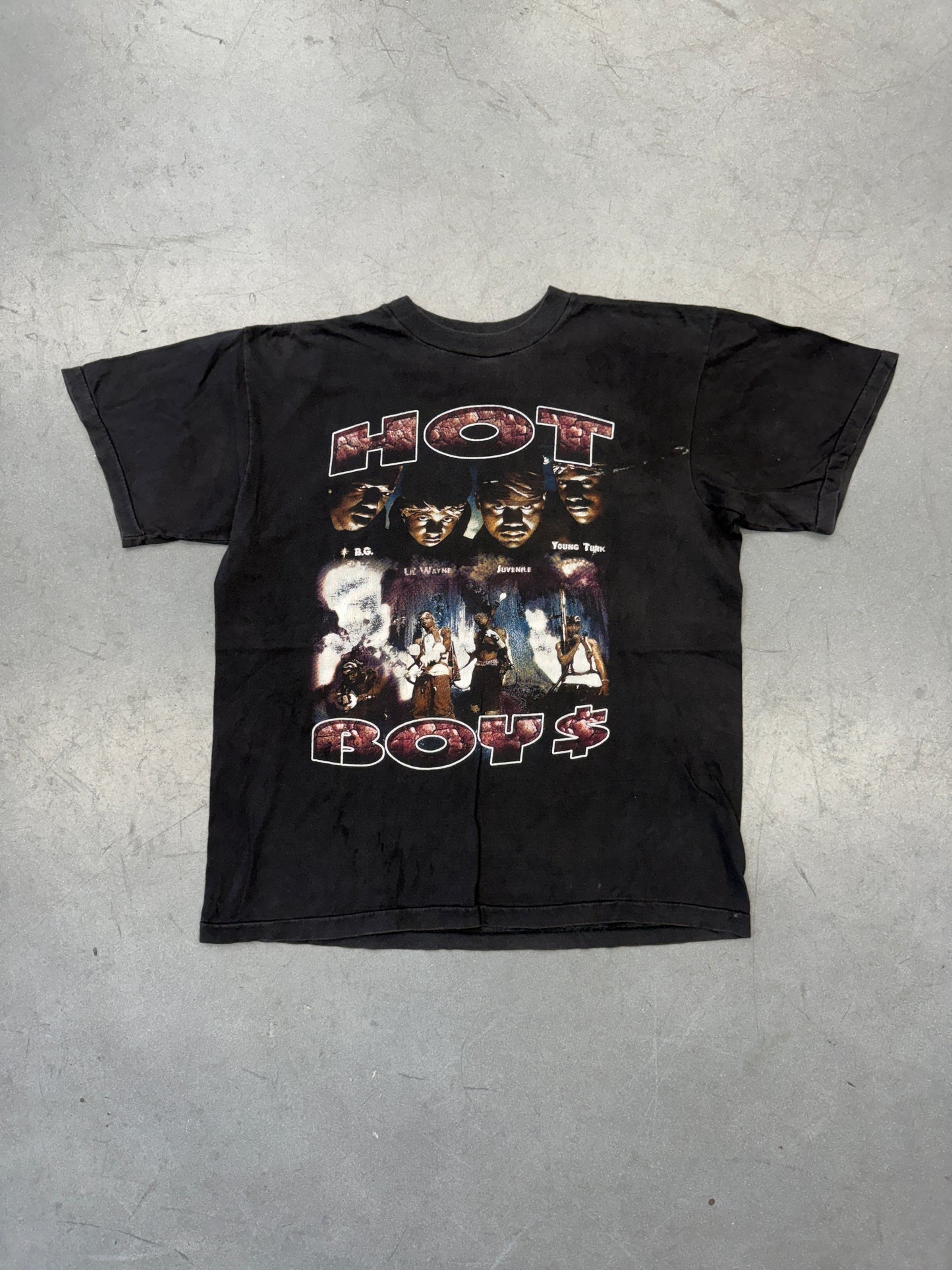90'S HOT BOYS GUERILLA WARFARE RAP TEE (PULLED TAG)