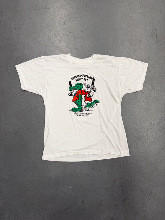 1989 GEORGIA ~ FLORIDA SHOOT OUT JACKSONVILLE NOV 11 TEE (SCREEN STARS TAG)