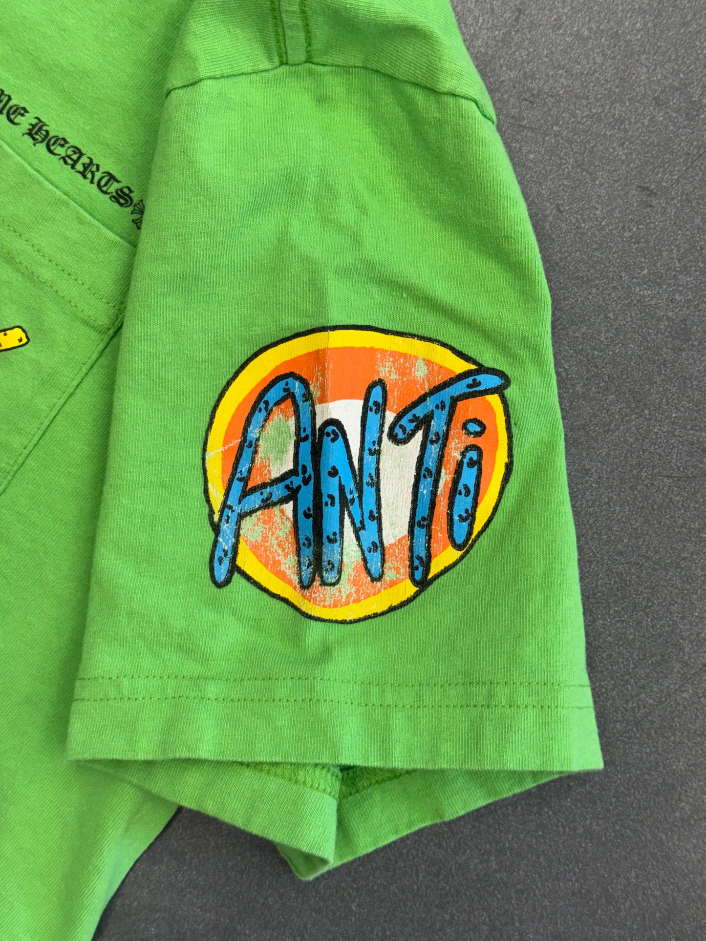 CHROME HEARTS X MATTY BOY SEX RECORDS POCKET TEE - GREEN