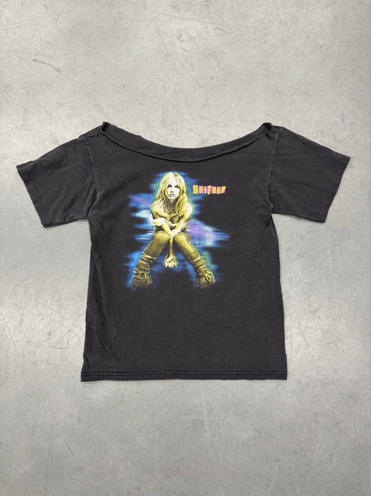 2001 BRITNEY SPEARS TOUR TEE CUT NECK TEE