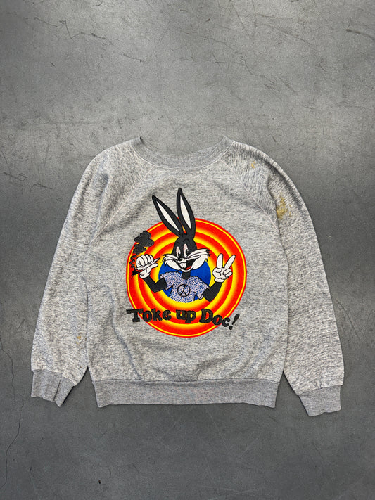 90'S TOKE UP DOC! SHROOMY TUNES CREWNECK (ULTRA-FLEECE 220 TAG)
