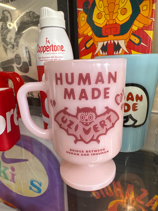 FW21 HUMAN MADE LIL UZI VERT PINK MILK GLASS CUP