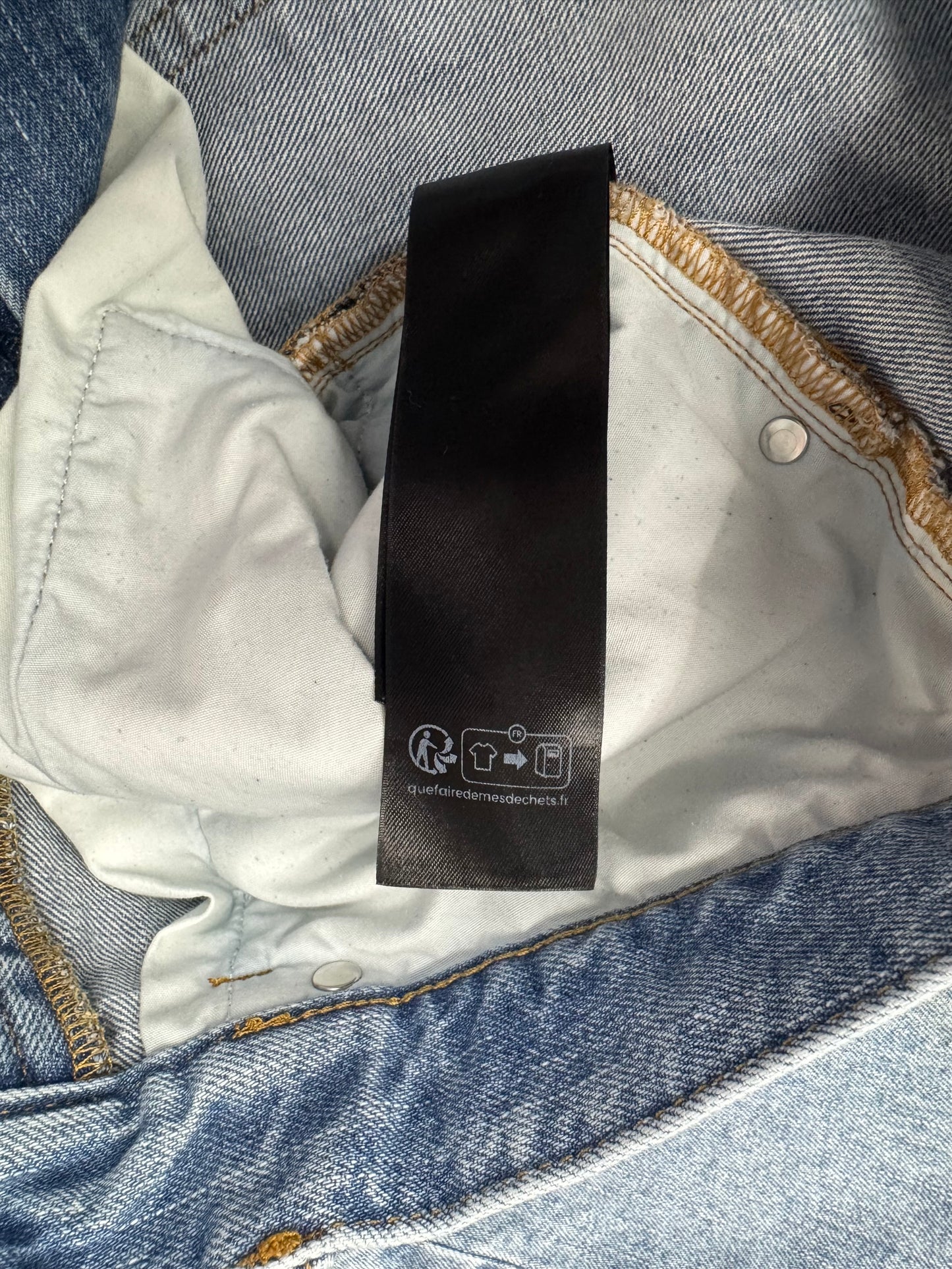 SS24 BALENCIAGA BAGGY DENIM JEANS - BLUE