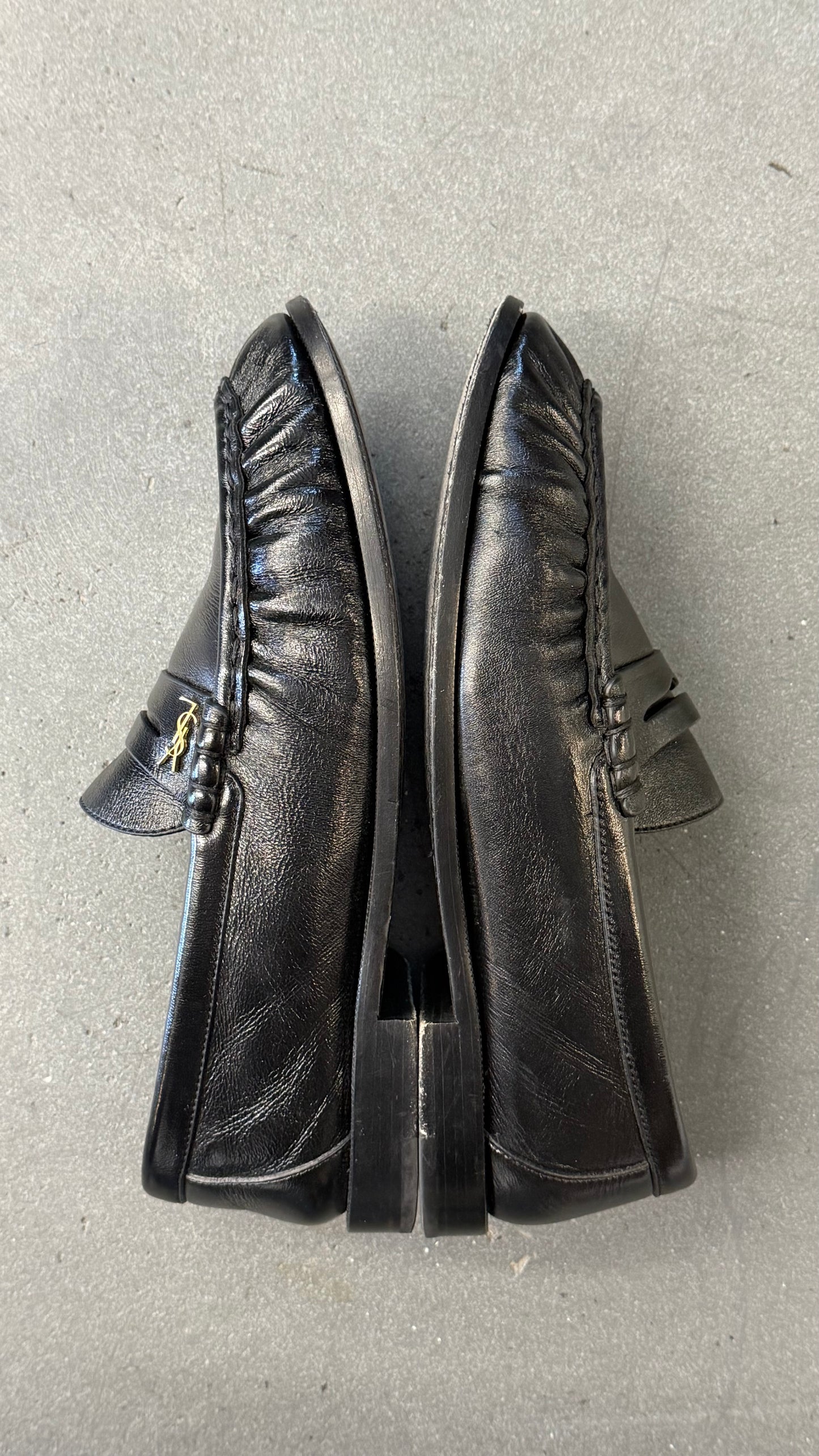 SAINT LAURENT LE LOAFER PENNY SLIPPERS