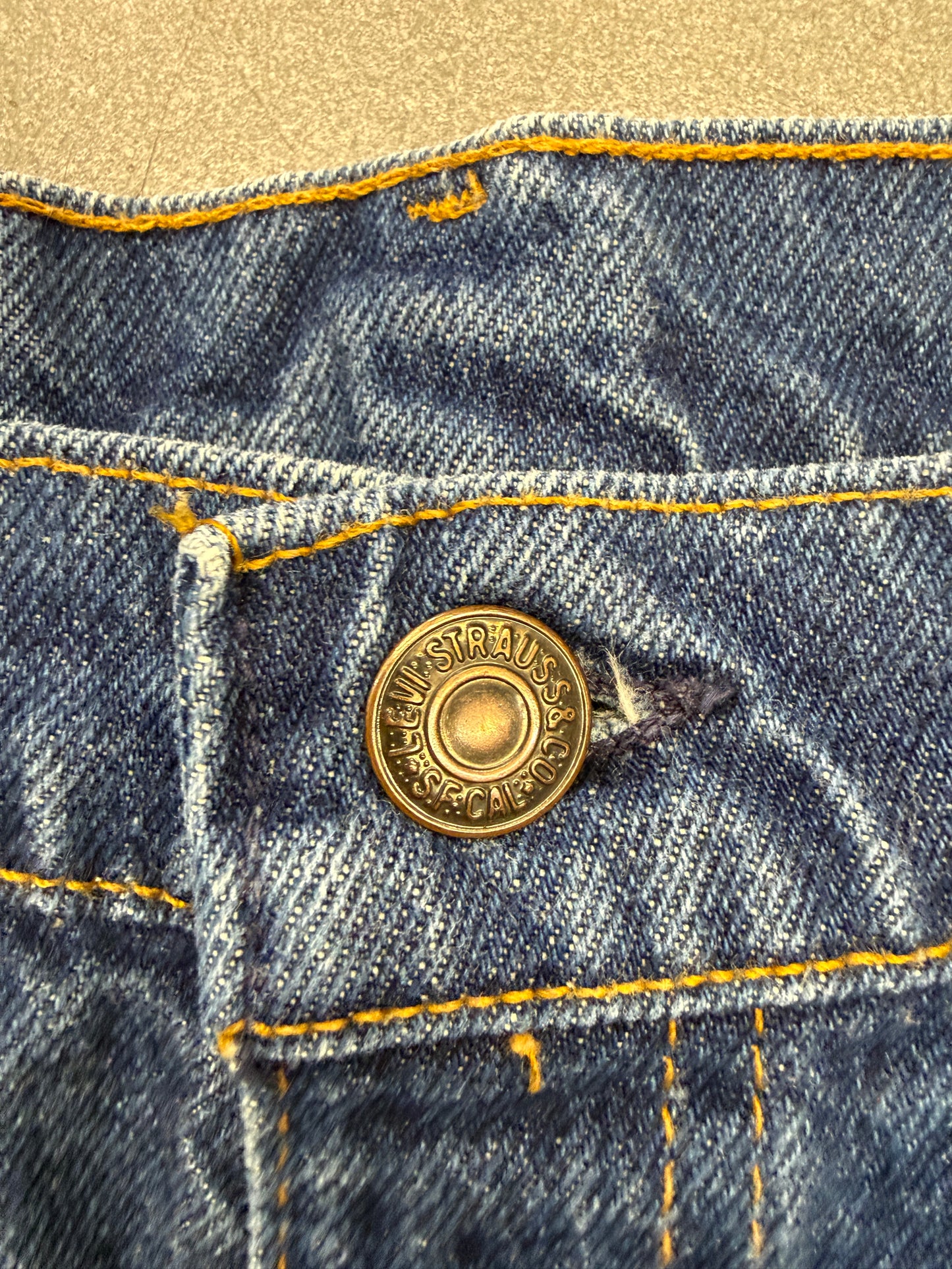 80S LEVI'S 505 ORANGE TAB STRAIGHT LEG JEANS