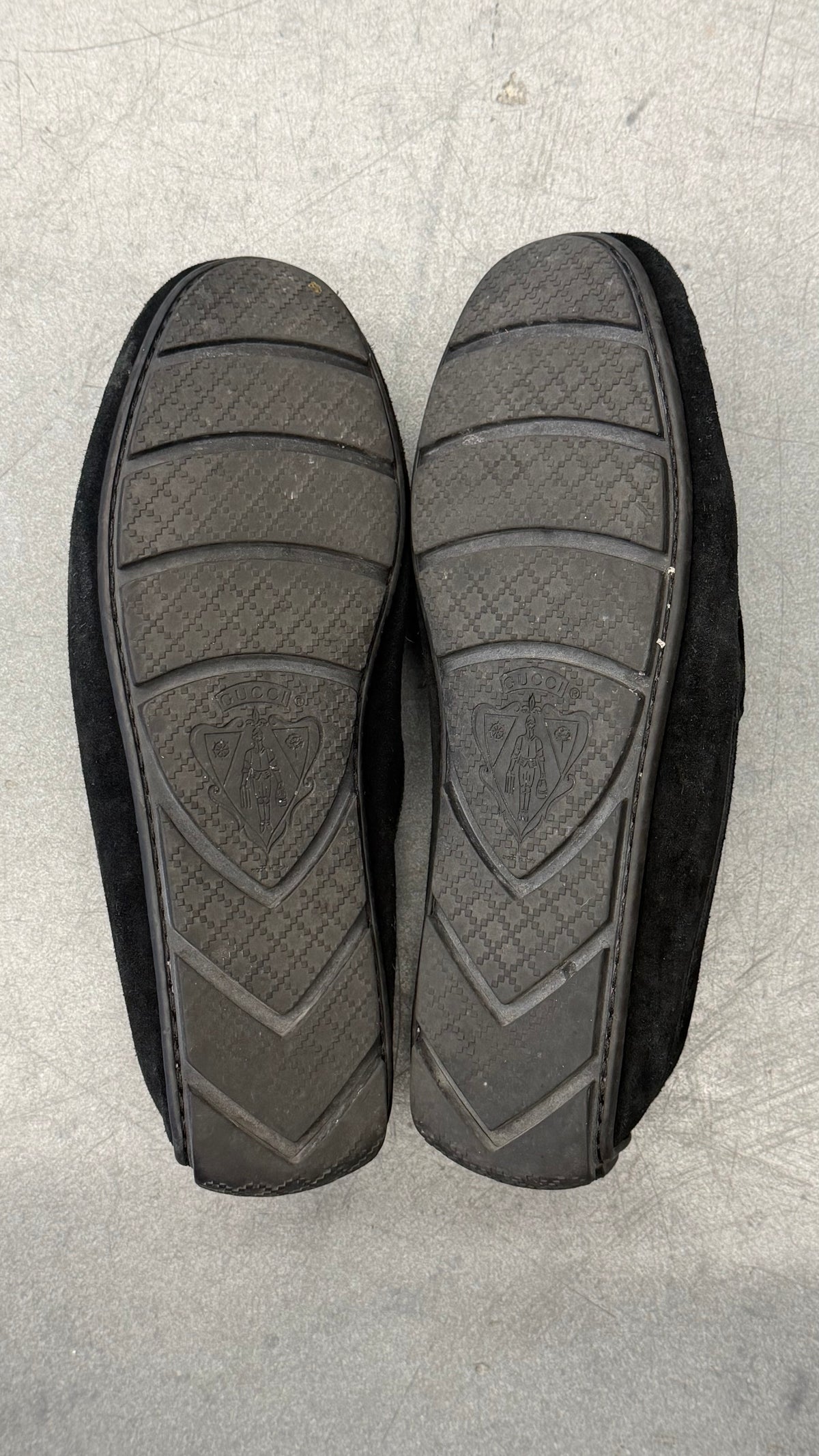 GUCCI SUEDE HORSEBIT LOAFERS