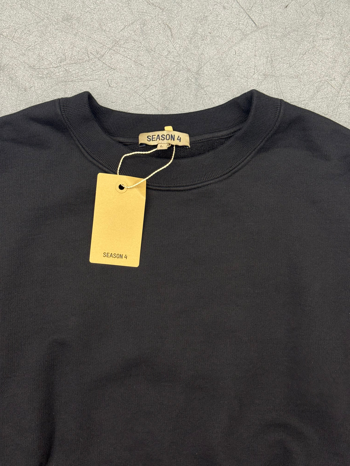 YEEZY SEASON 4 CALABASAS BLACK INK CREWNECK