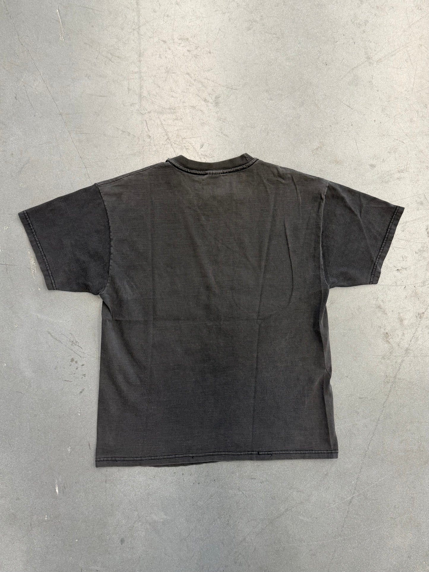 1997 FLORIDA MARLINS DOUBLE LOGO SPELLOUT TEE (HANES HEAVYWEIGHT TAG)