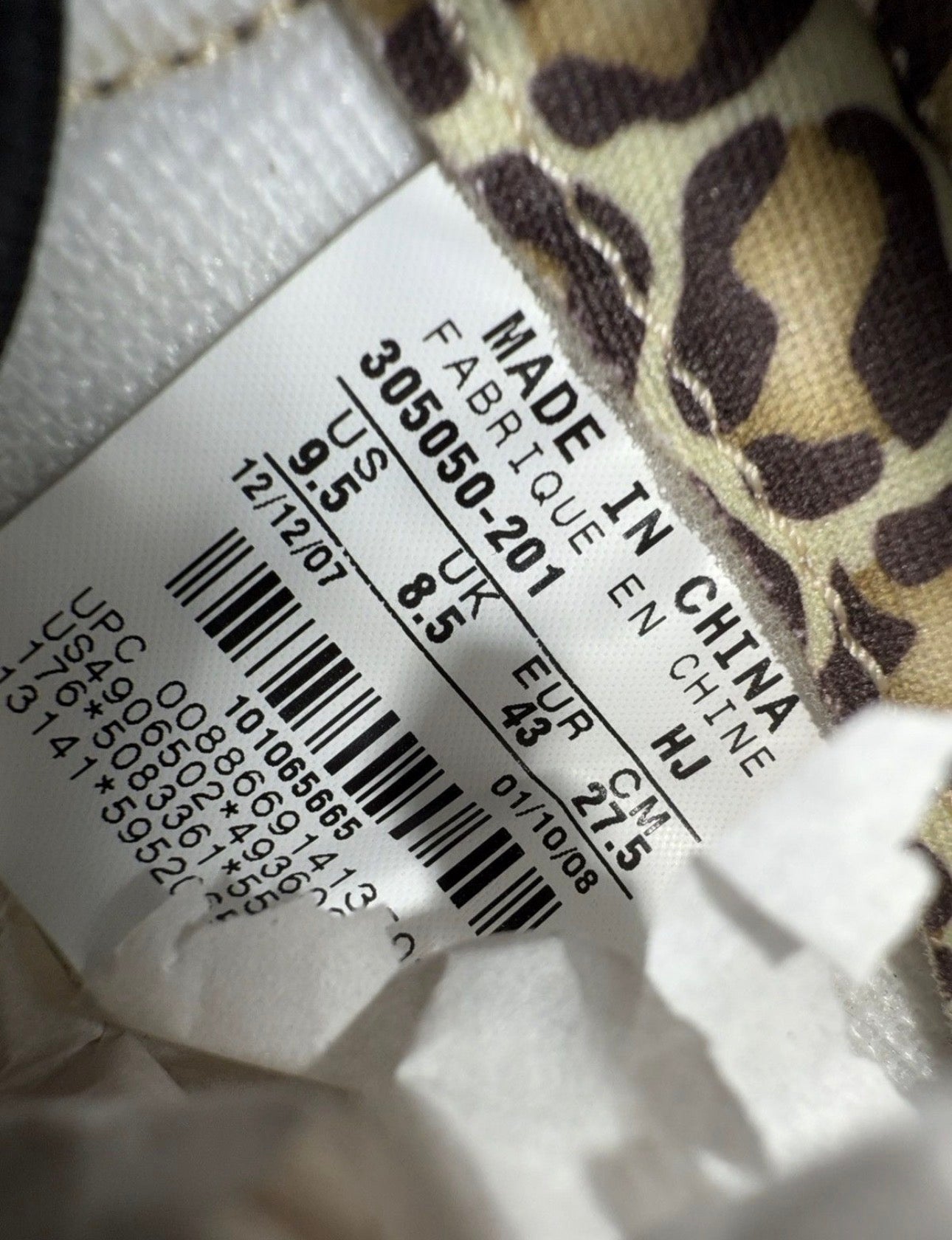 SIZE 9.5 2008 NIKE SB DUNK HIGH FERRIS BUELLER WITH BOX