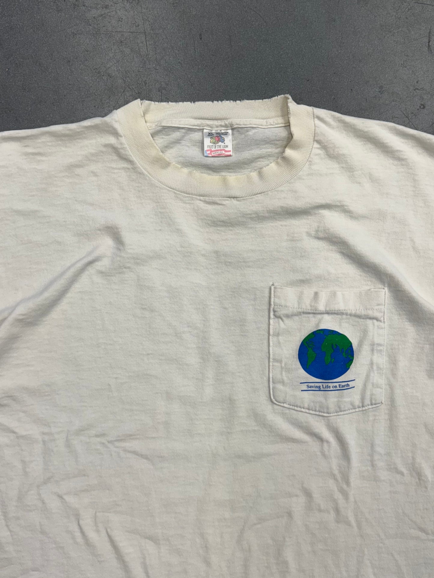 90S WORLD WILDLIFE FUND "SAVING LIFE ON EARTH" PANDA MULLET TEE (FOTL TAG)