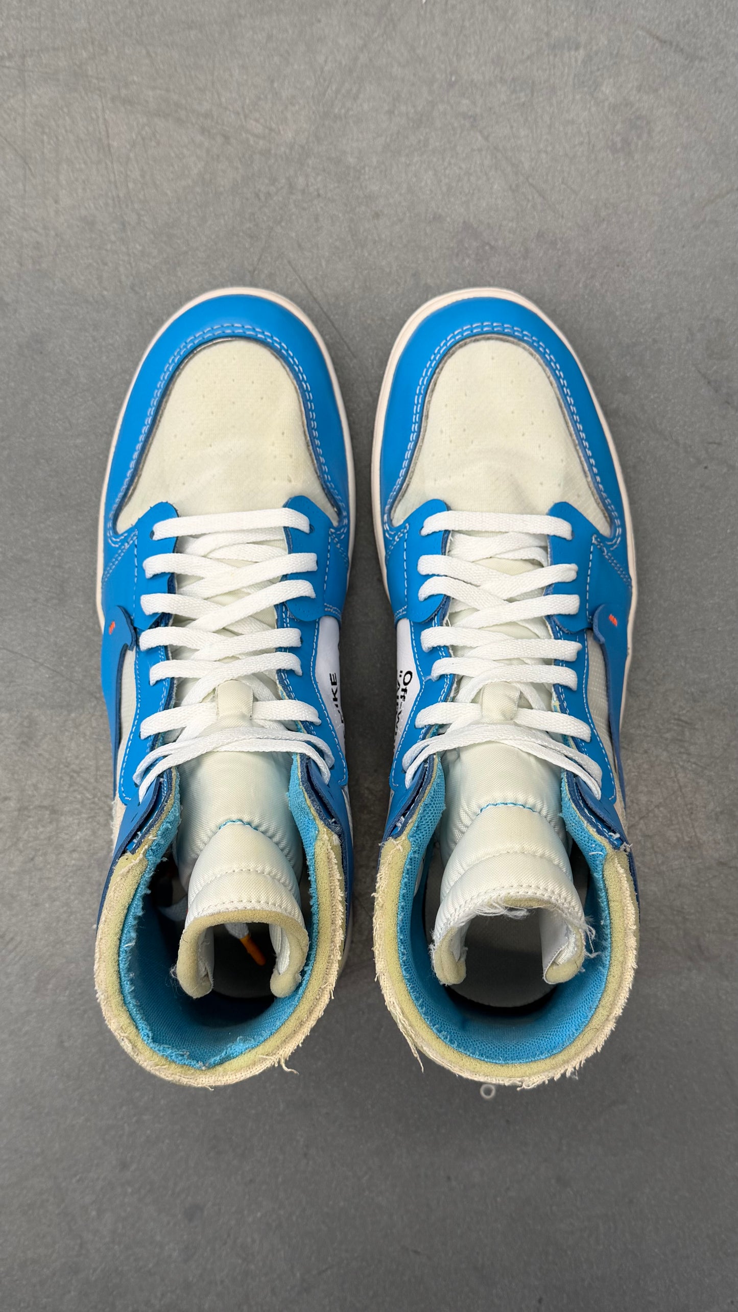 2018 OFF-WHITE X AIR JORDAN 1 RETRO HIGH OG "UNC"